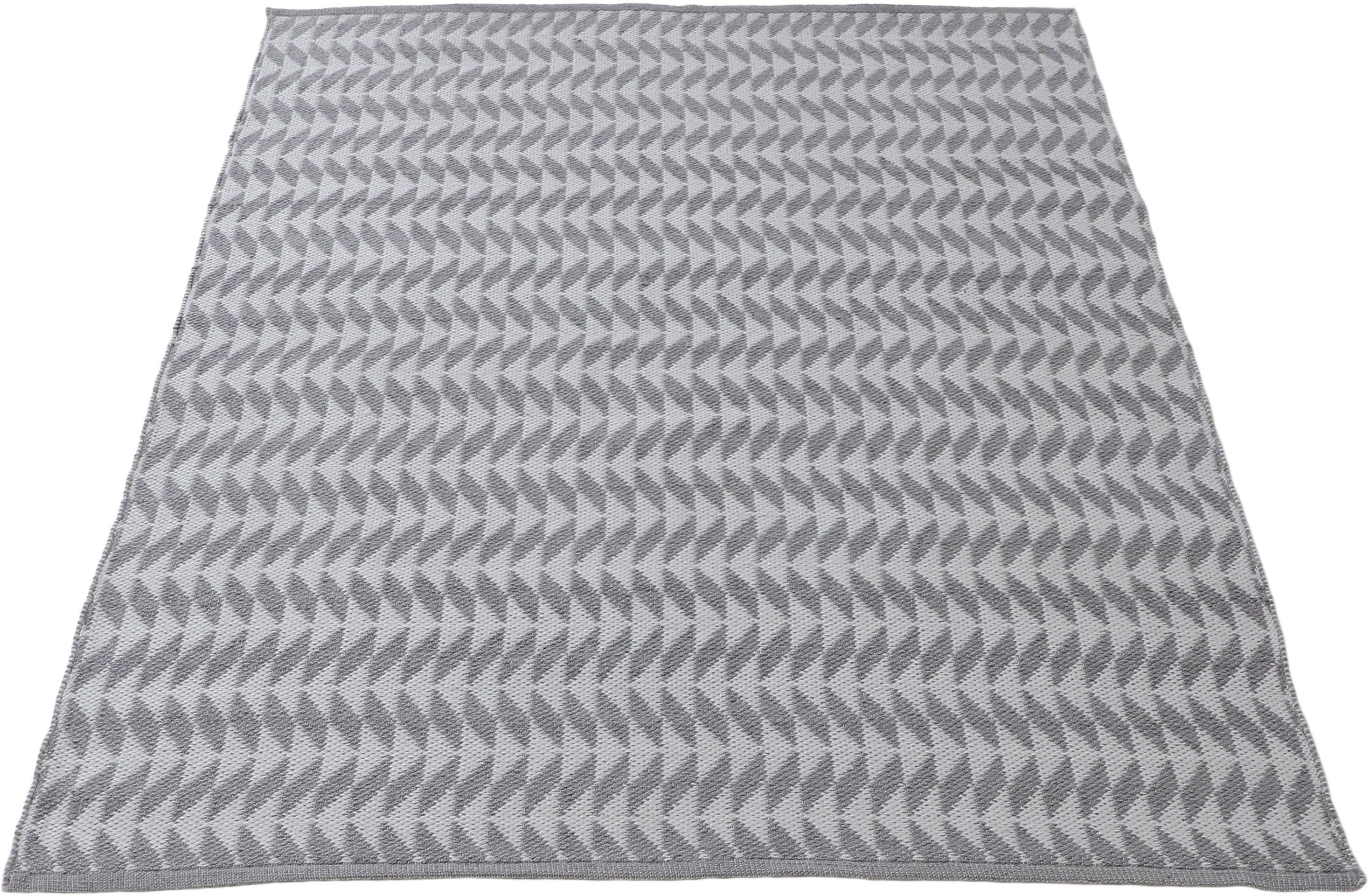 carpetfine Vloerkleed Frida 203 Omkeerbaar tapijt, 100% gerecycled materiaal (PET), vlakweefsel, sisal uitstraling