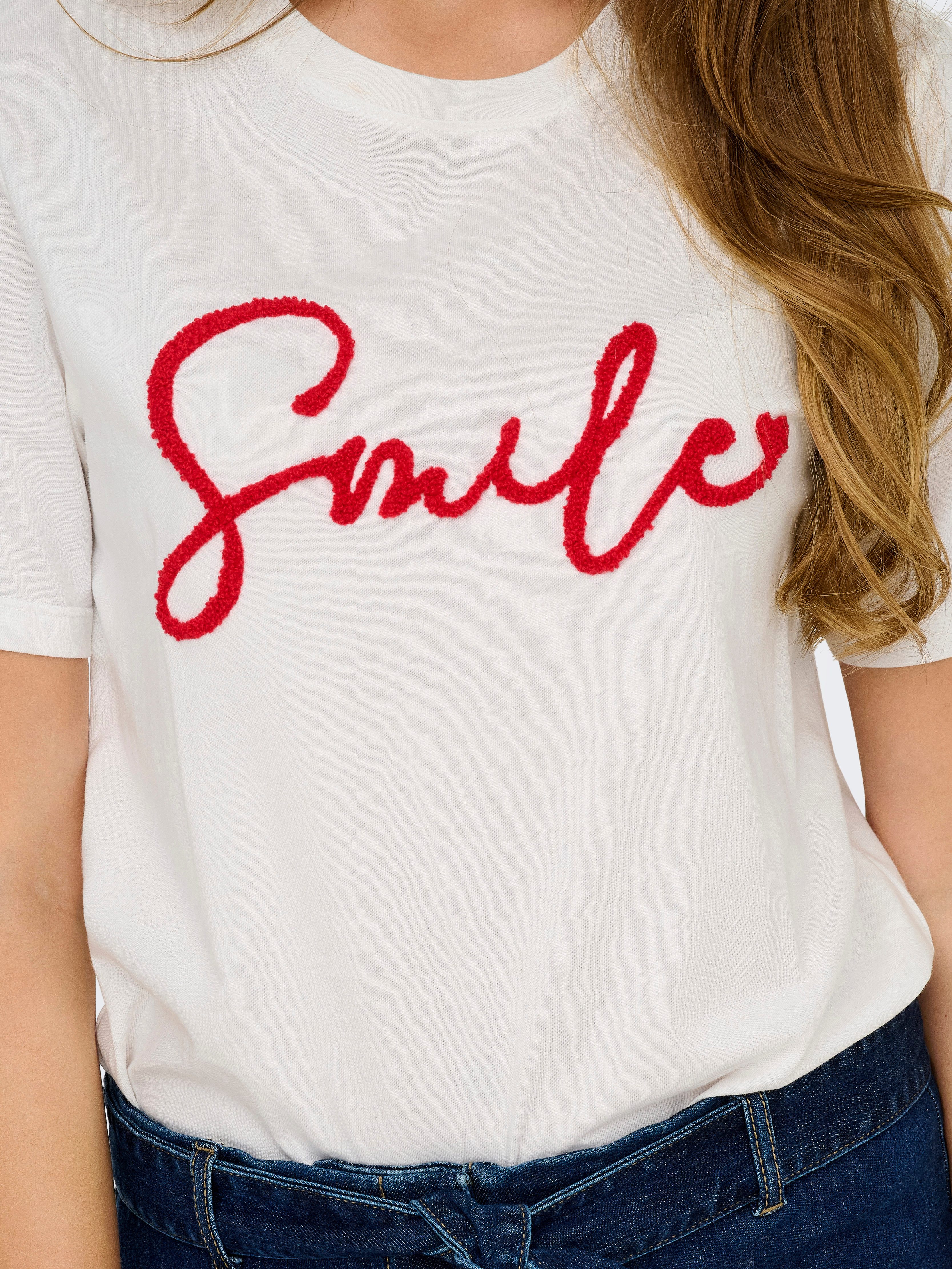 Only T-shirt ONLKIKO LIFE S/S O-NECK TERRY TOP CS JRS