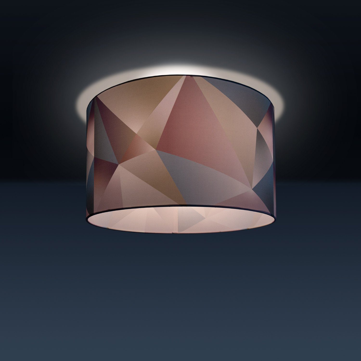 Paco Home Plafondlampen Kosy 310 Plafondlamp LED woonkamer en slaapkamer, pastelkleuren, E27