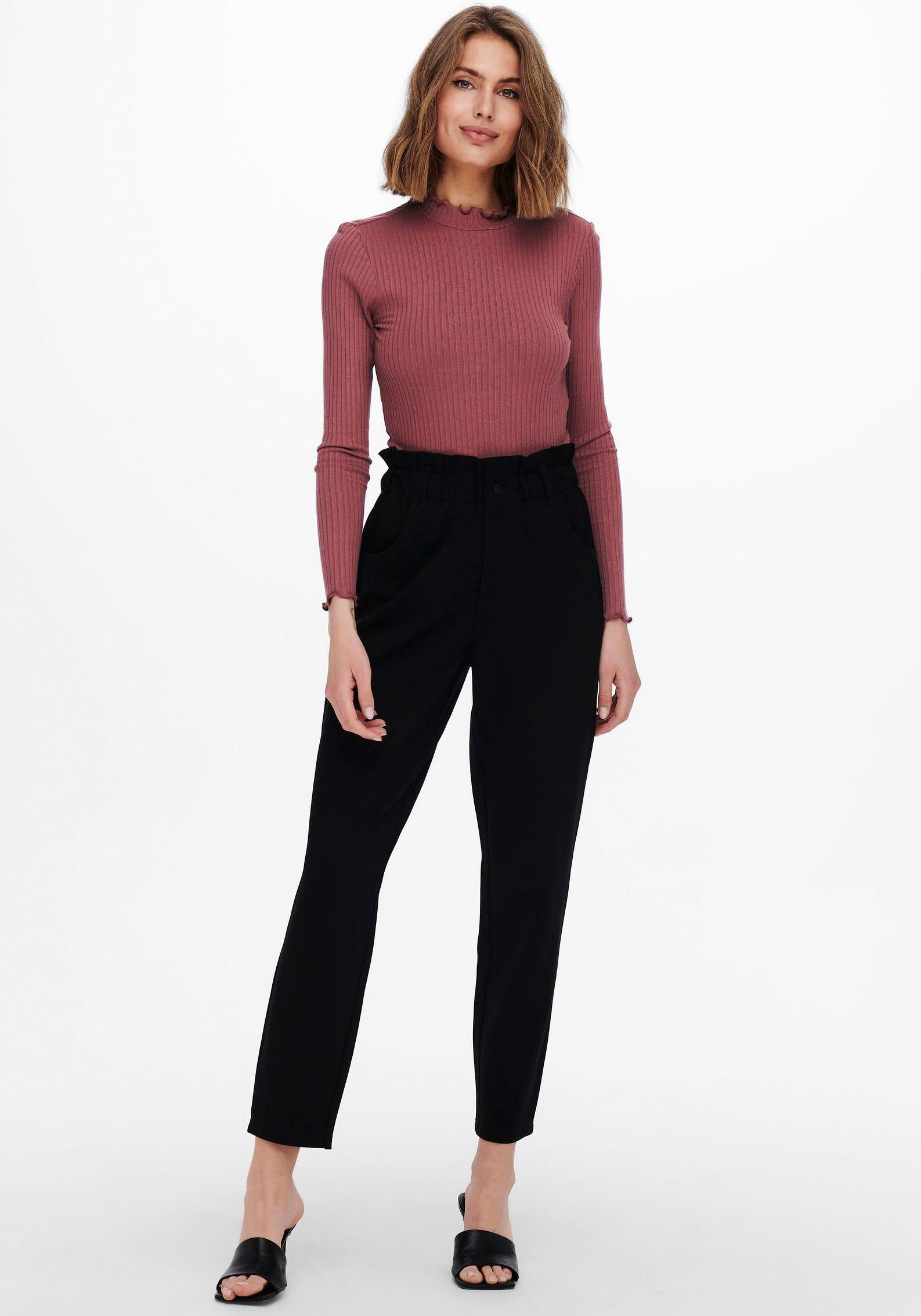 Only Jogpants ONLPOPTRASH-OVA LIFE HW ANK CRT PNT