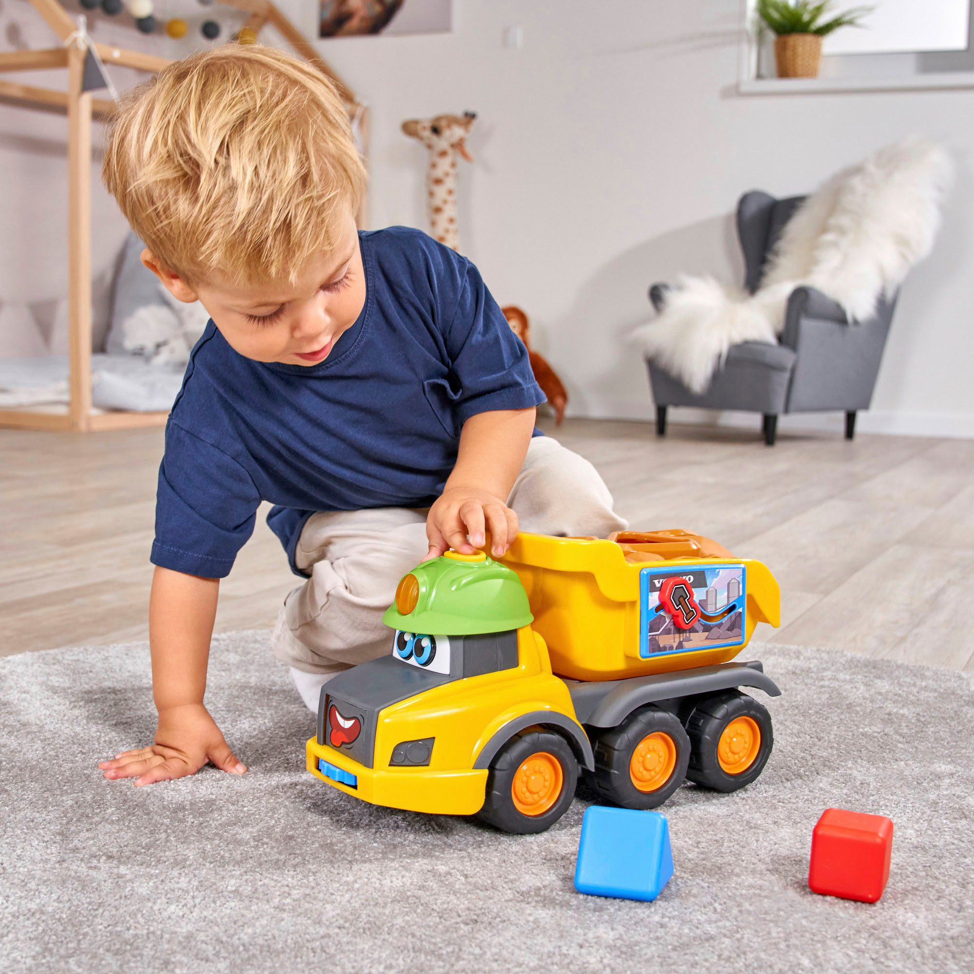 Dickie Toys Vormenspel ABC Harry Hauler sorteervoertuig