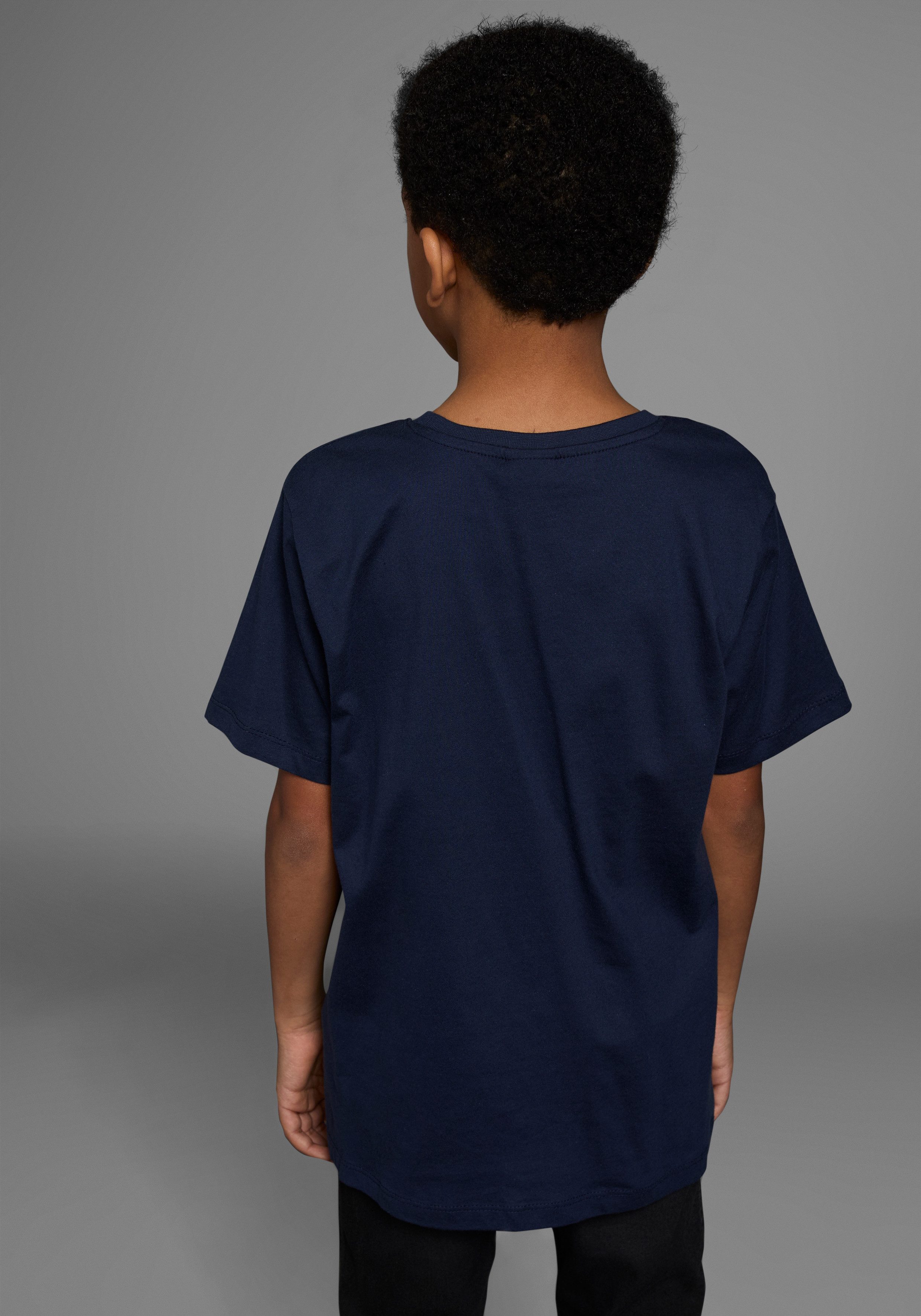 KIDSWORLD T-shirt ICH HAB DAS SCHON VERSTANDEN... Korte mouwen, basic pasvorm, bedrukt, ronde hals