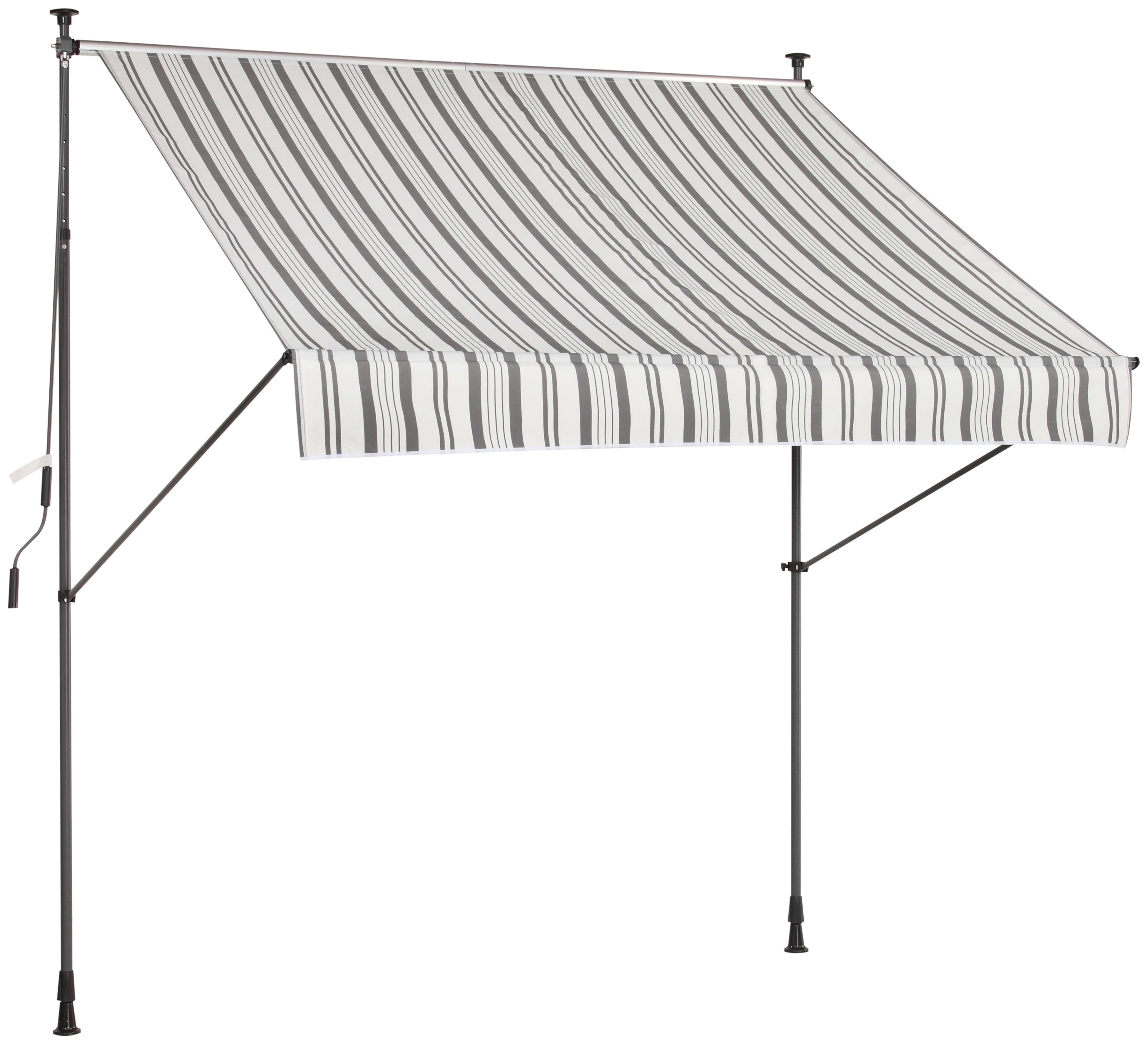 KONIFERA Klemzonnescherm Breedte/uitval: 350x150 cm