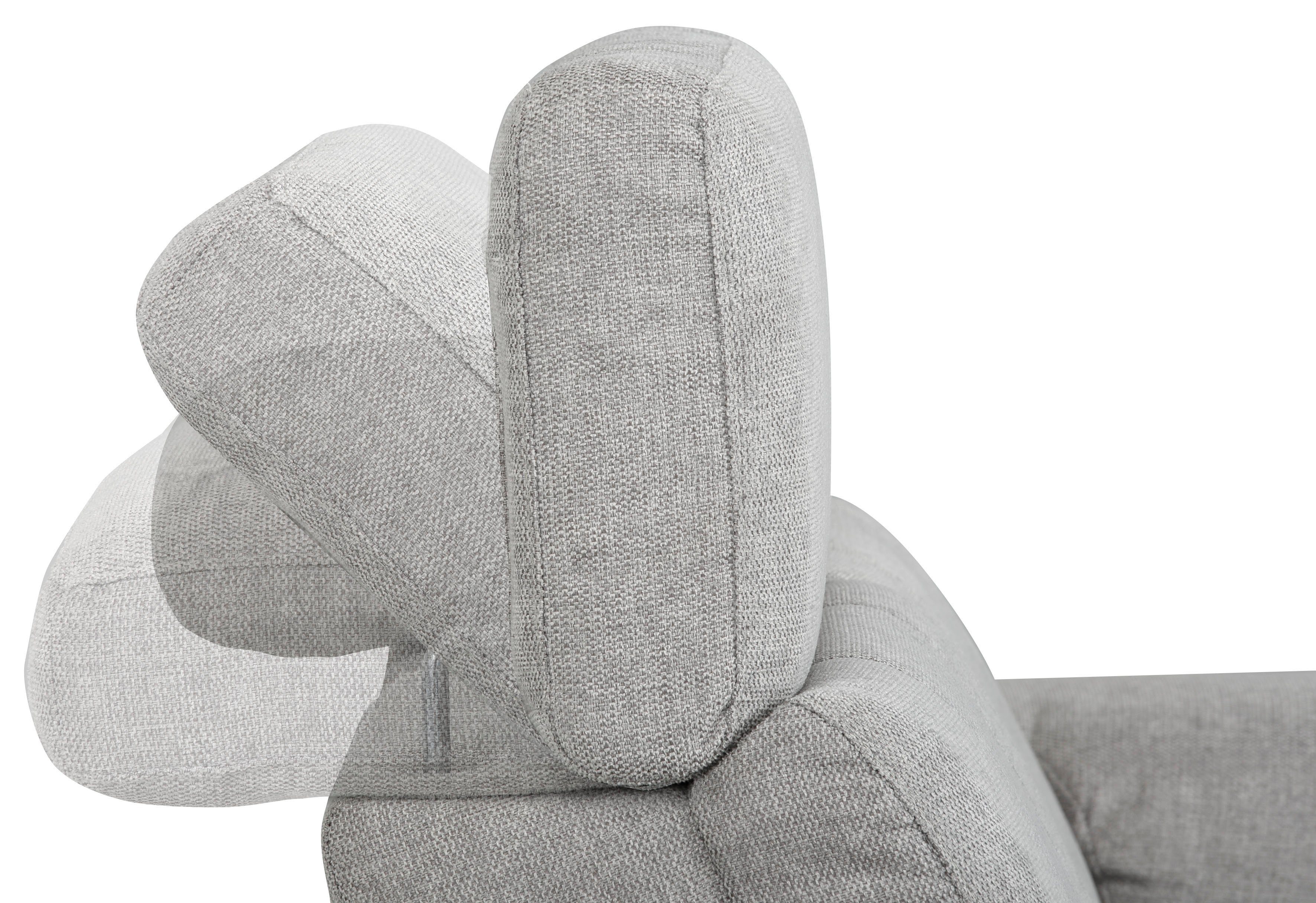 Home affaire 3-zitsbank Binado met handmatige of elektrische relaxfunctie met usb-aansluiting