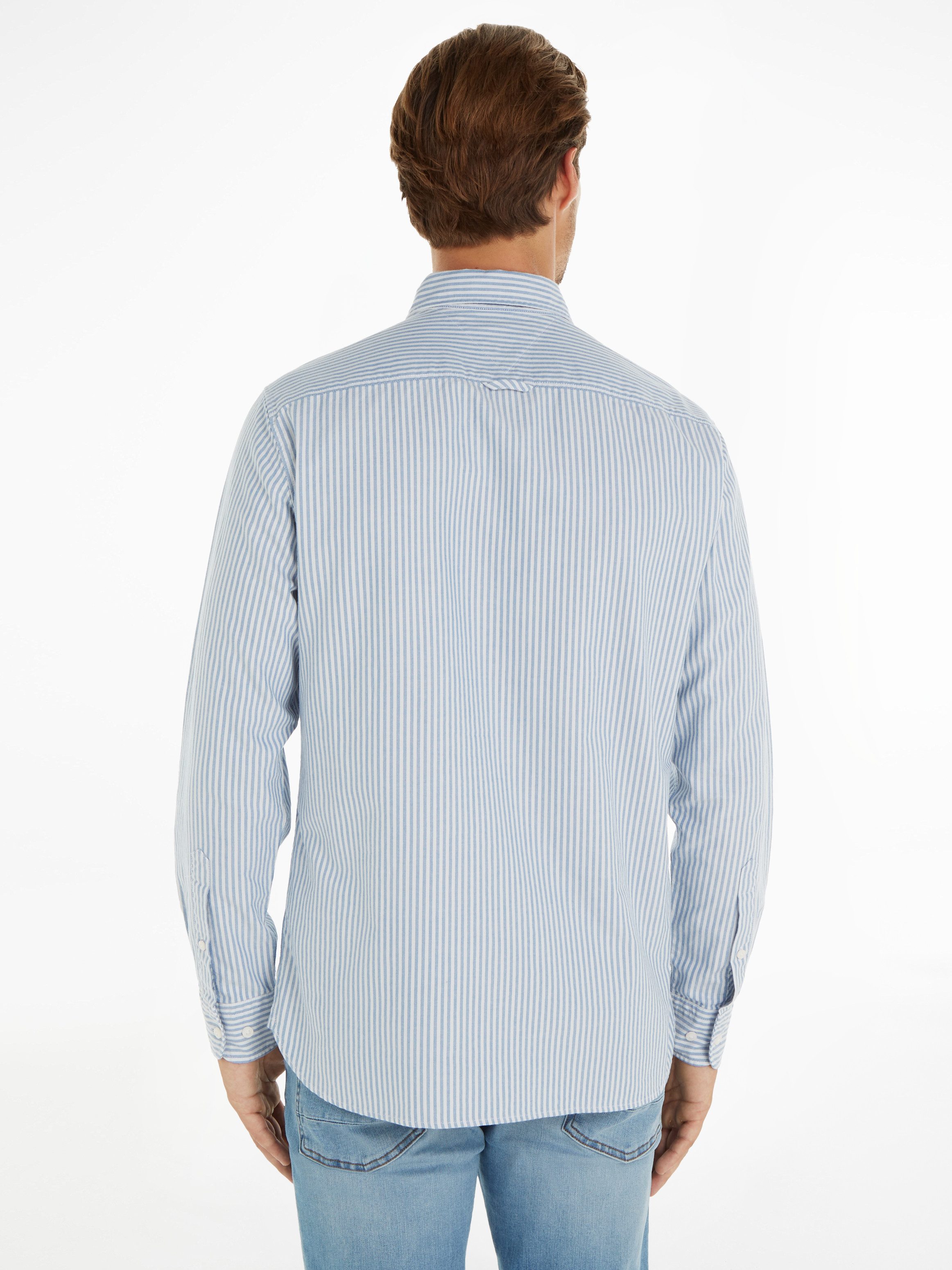 Tommy Hilfiger Overhemd met lange mouwen HERITAGE OXFORD STRIPE RF SHIRT