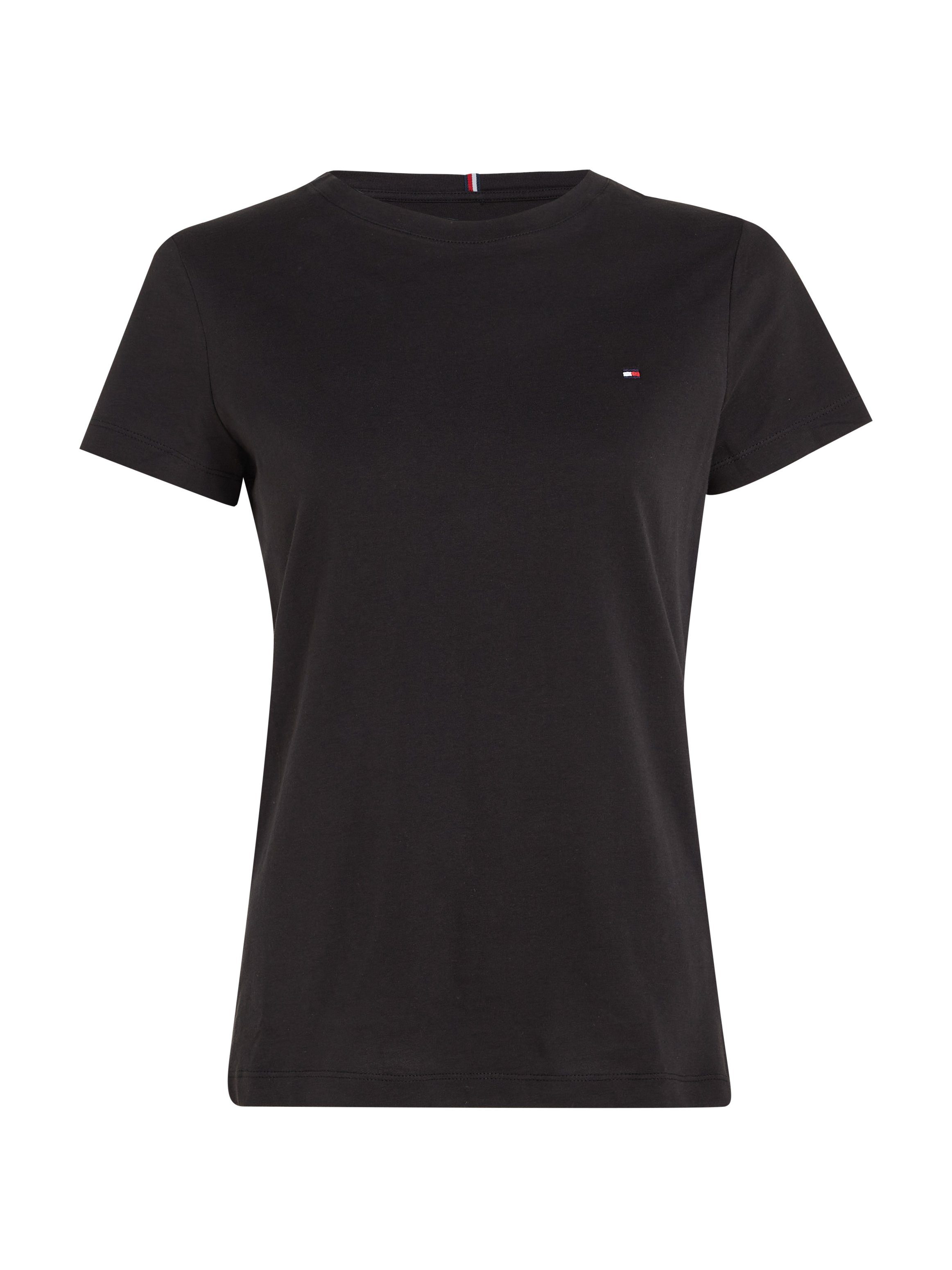 Tommy Hilfiger T-shirt HERITAGE CREW NECK TEE met tommy hilfiger-merklabel op borsthoogte
