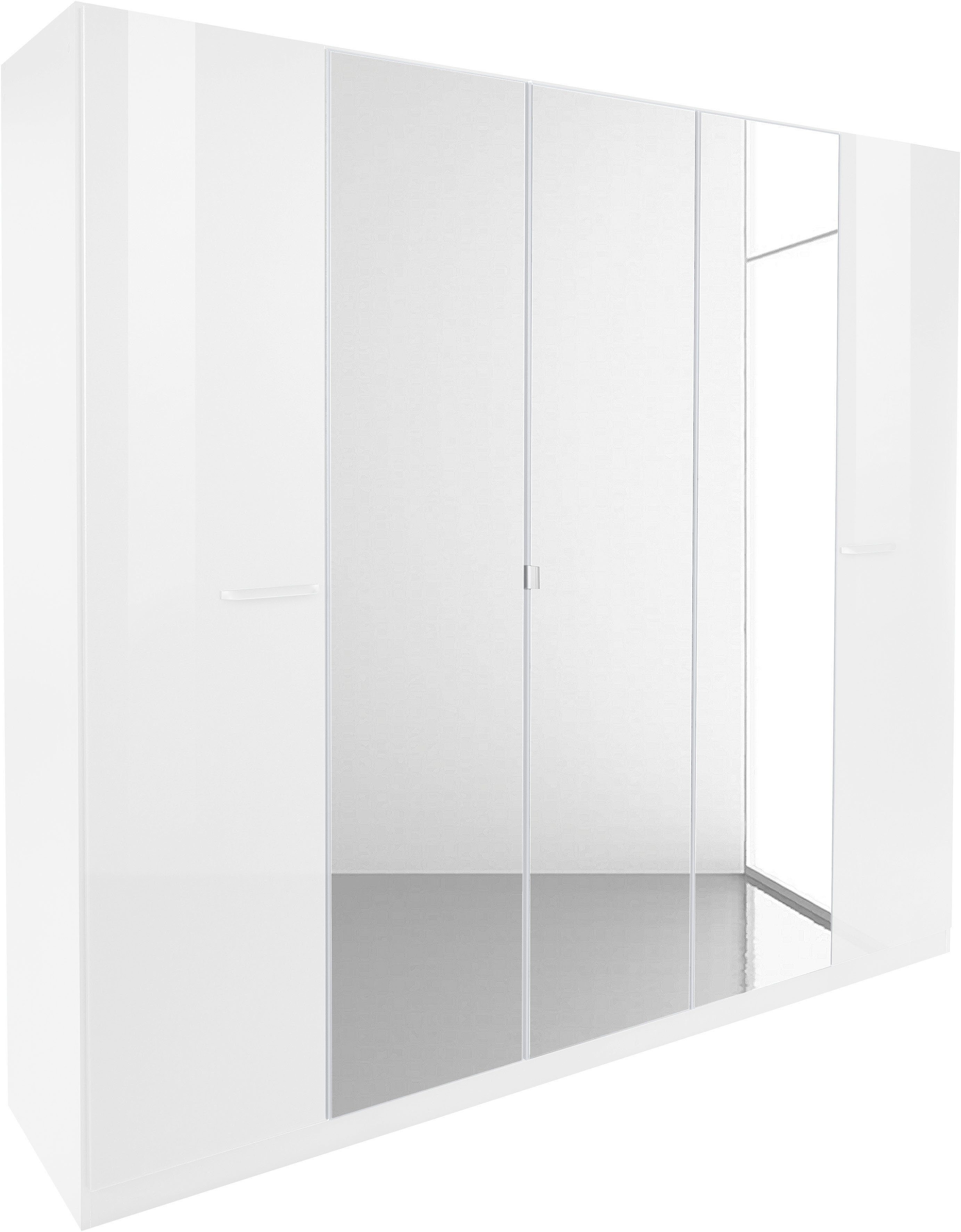 rauch Draaideurkast Kledingkast kast garderobe TOPSELLER OTELI incl. binnenindeling met 3 binnenlades extra planken optioneel met spiegel made in germany