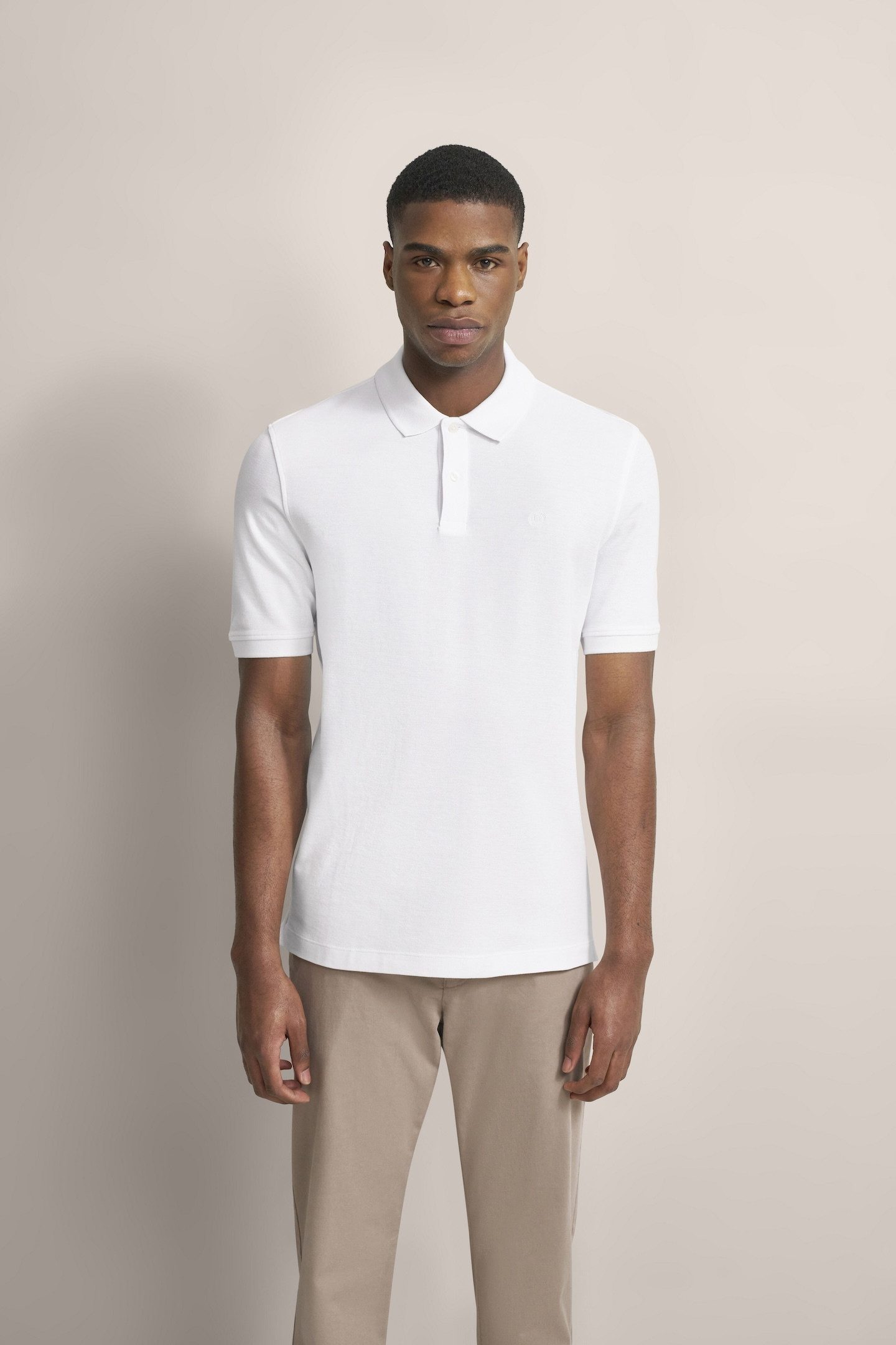 Bugatti Poloshirt met aansluitende pasvorm heren t-shirts maat L wit