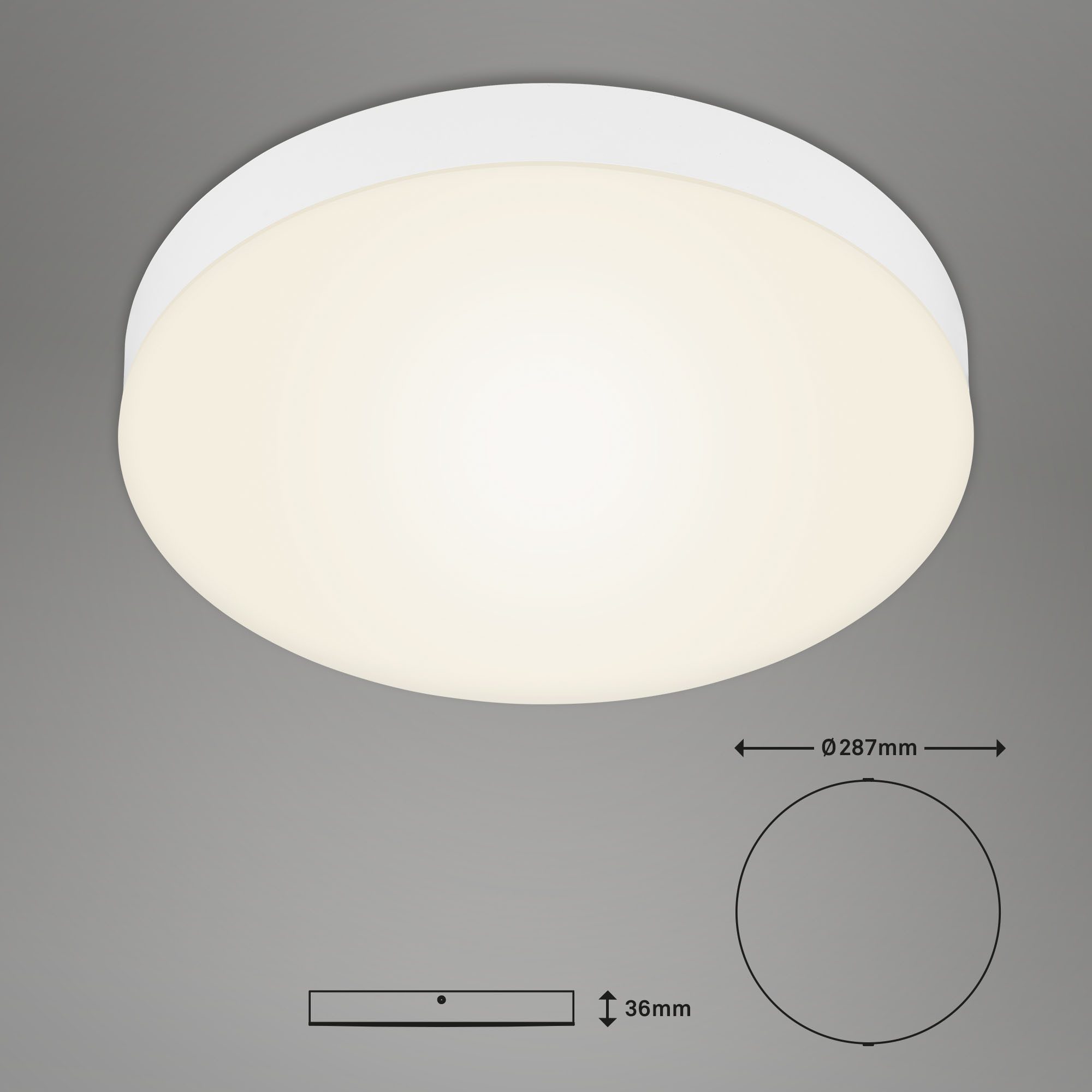 Briloner Leuchten Opbouwarmatuur Flame