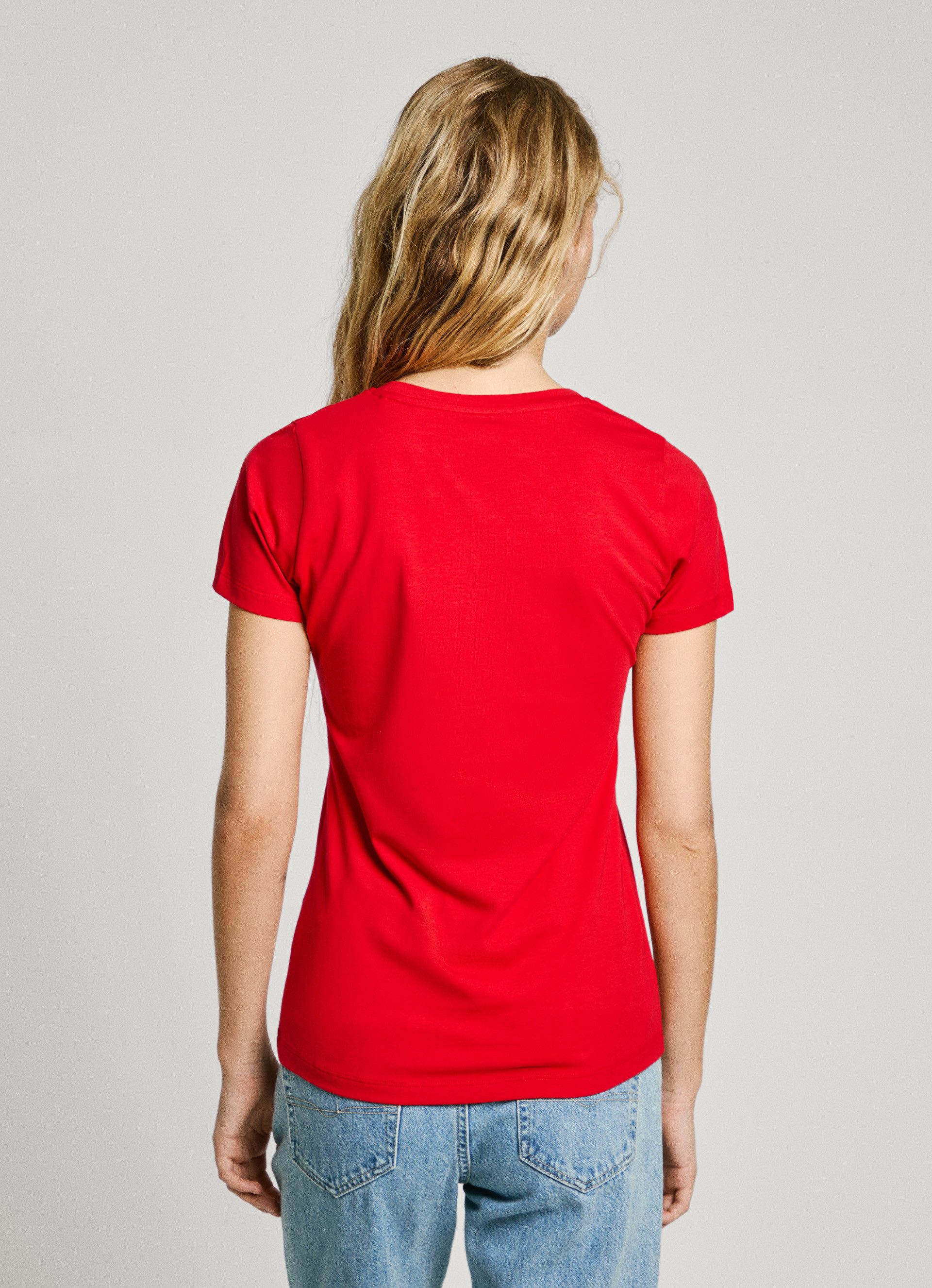 Pepe Jeans T-shirt NEW VIRGINIA met logoprint