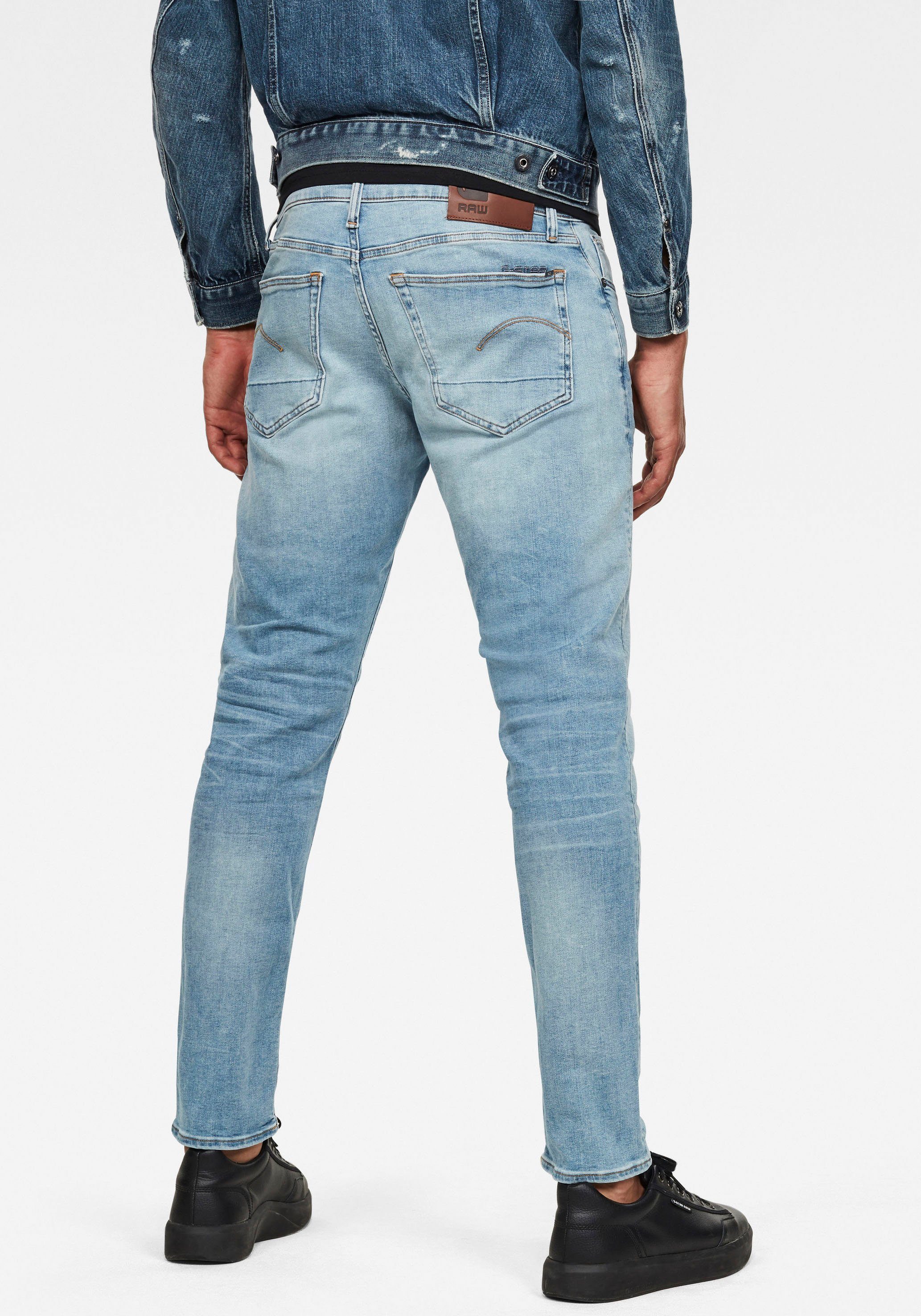 G-Star RAW Slim fit jeans 3301 Slim met mooie wassing en elastaan