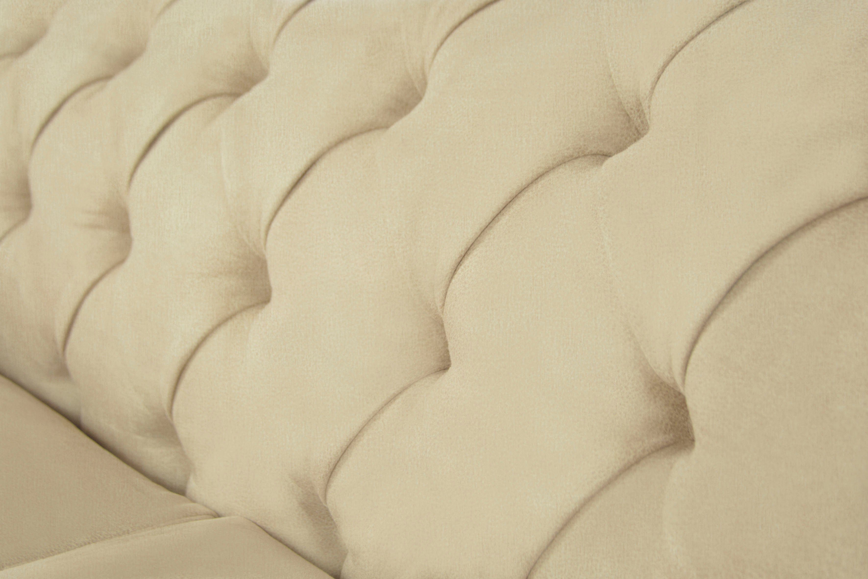 Home affaire Fauteuil Duc Chesterfield hoogwaardige capitonnage achter, fluwelige look met changerende look