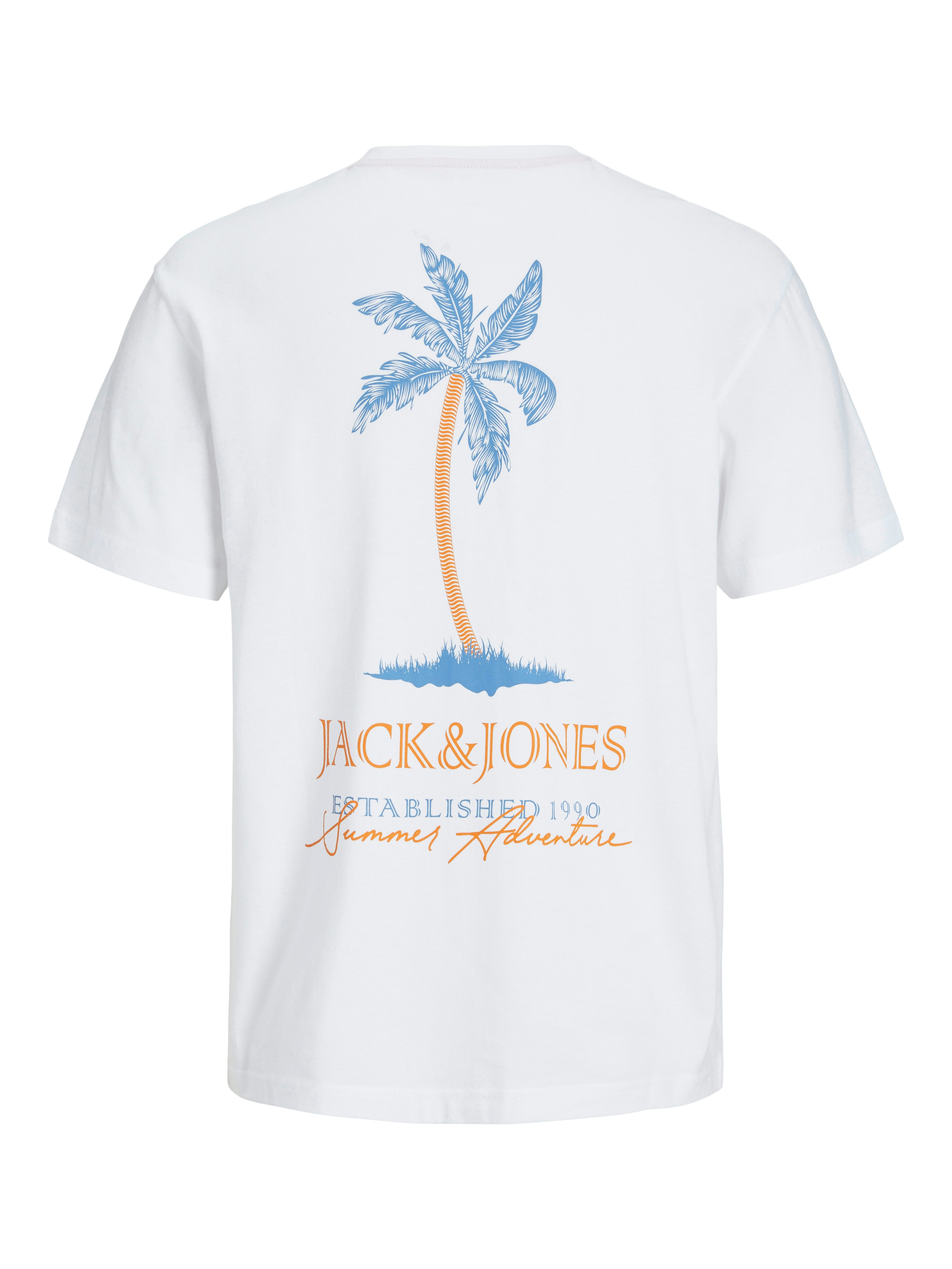 Jack & Jones Shirt met ronde hals JJSUMMER VIBES TEE SS CREW NECK LN