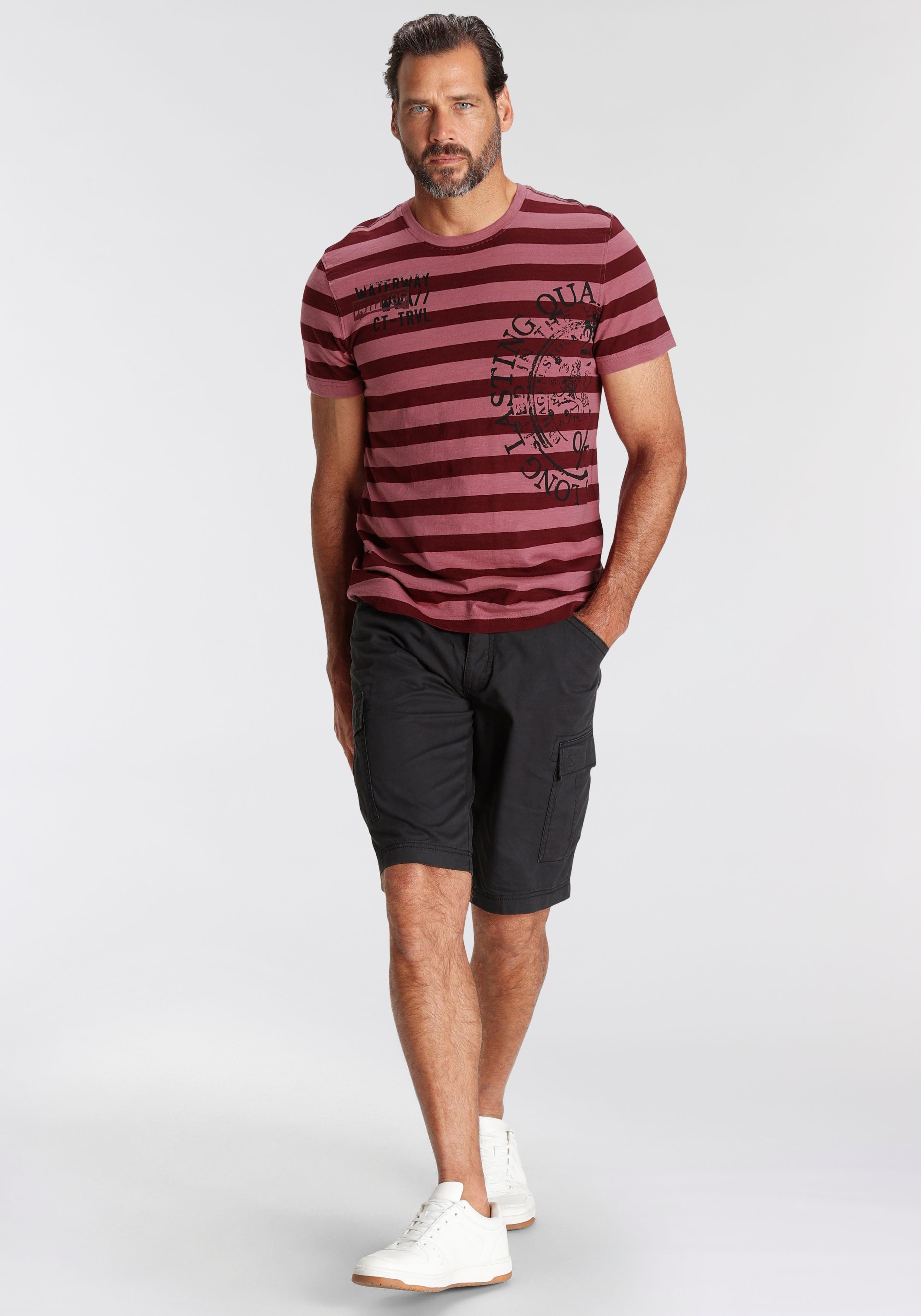 Man's World T-shirt met borstprint