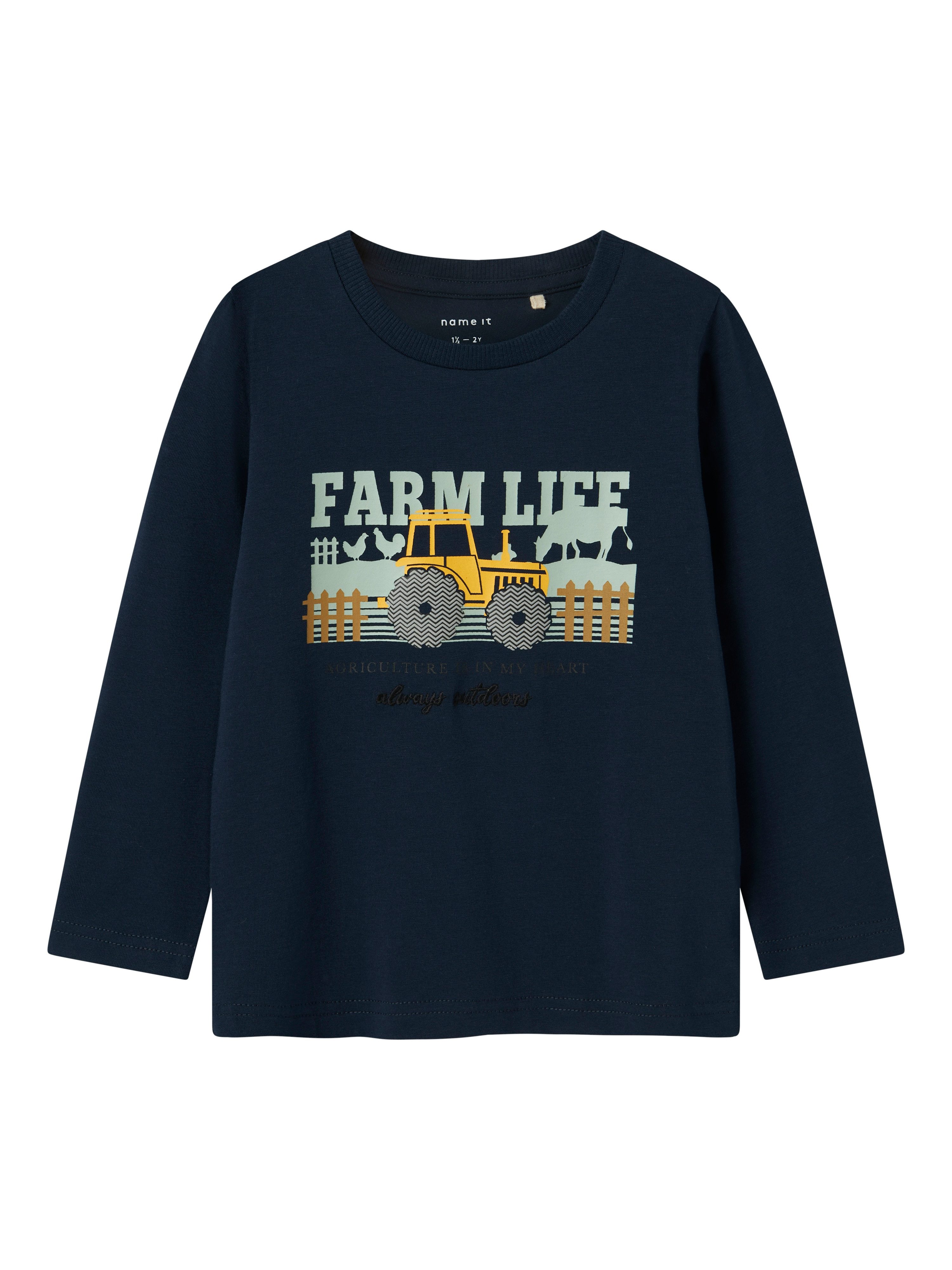 Name It Shirt met lange mouwen NMMLACTOR 2P LS TOP BOX (set, 2-delig)
