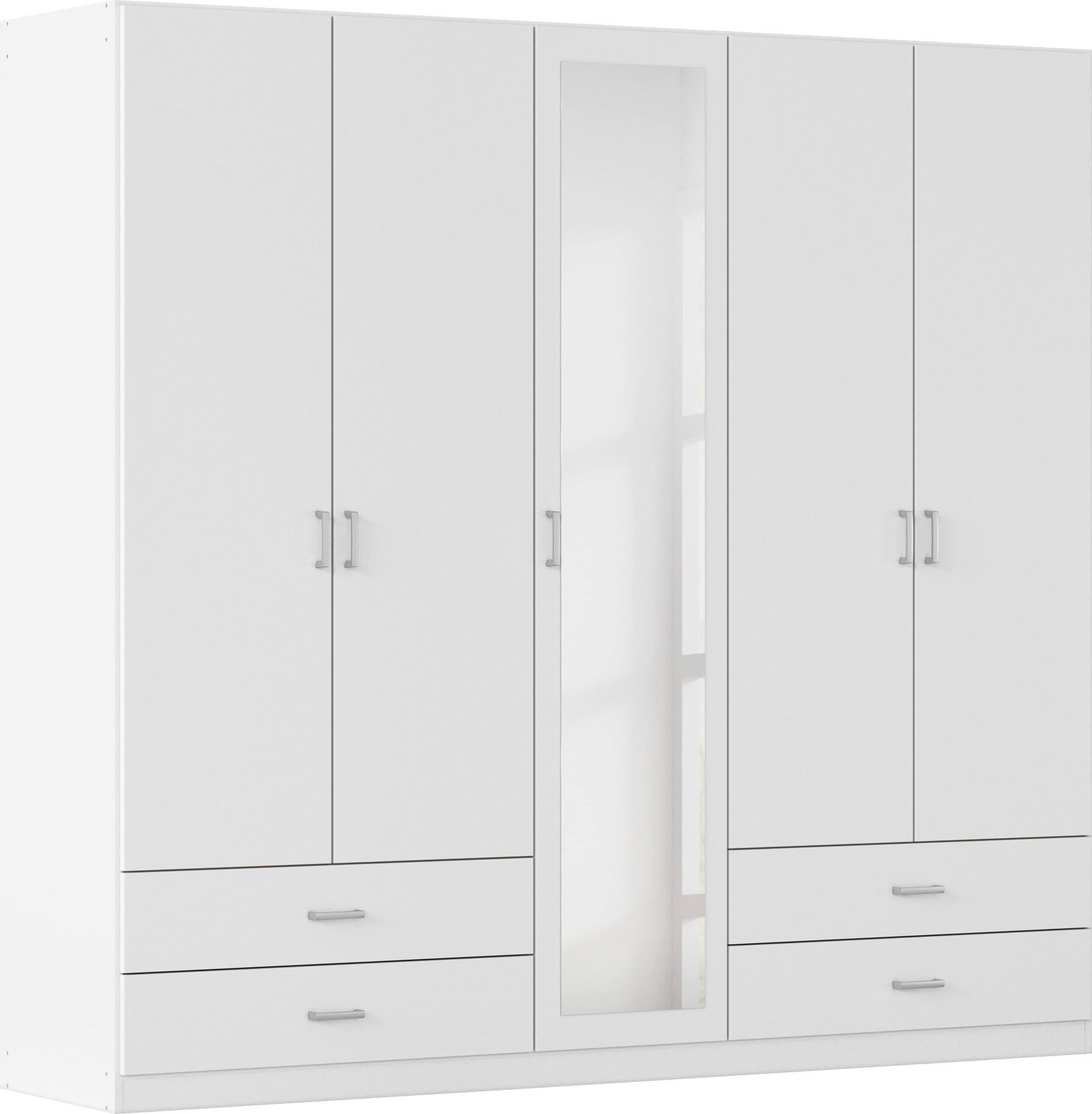 rauch Draaideurkast Borbona Kledingkast kast garderobe waskast BORBONA in 2 breedtes kledingkasten wit