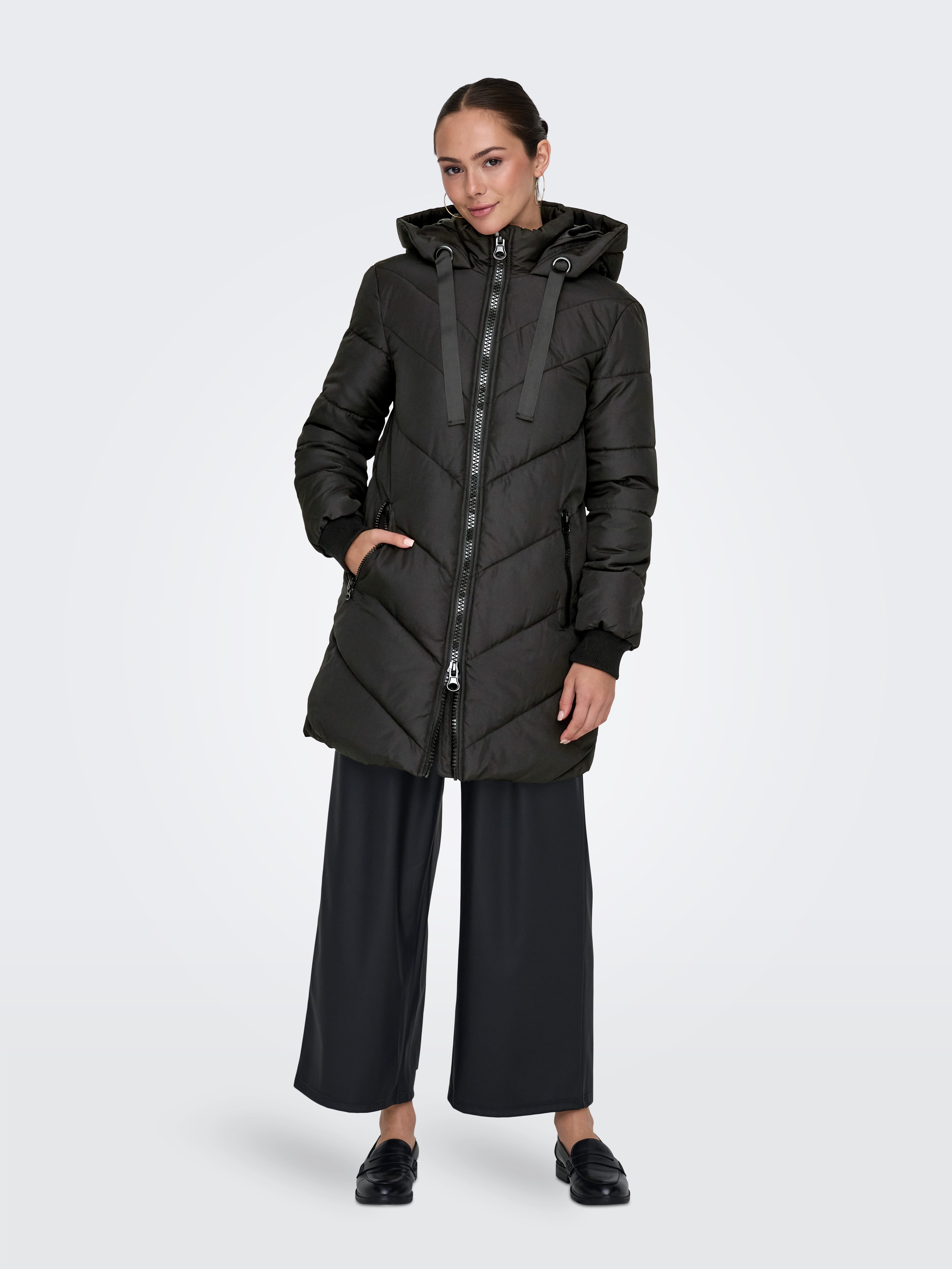 JDY Gewatteerde jas JDYSKYLAR LIFE HOOD JACKET OTW NOOS