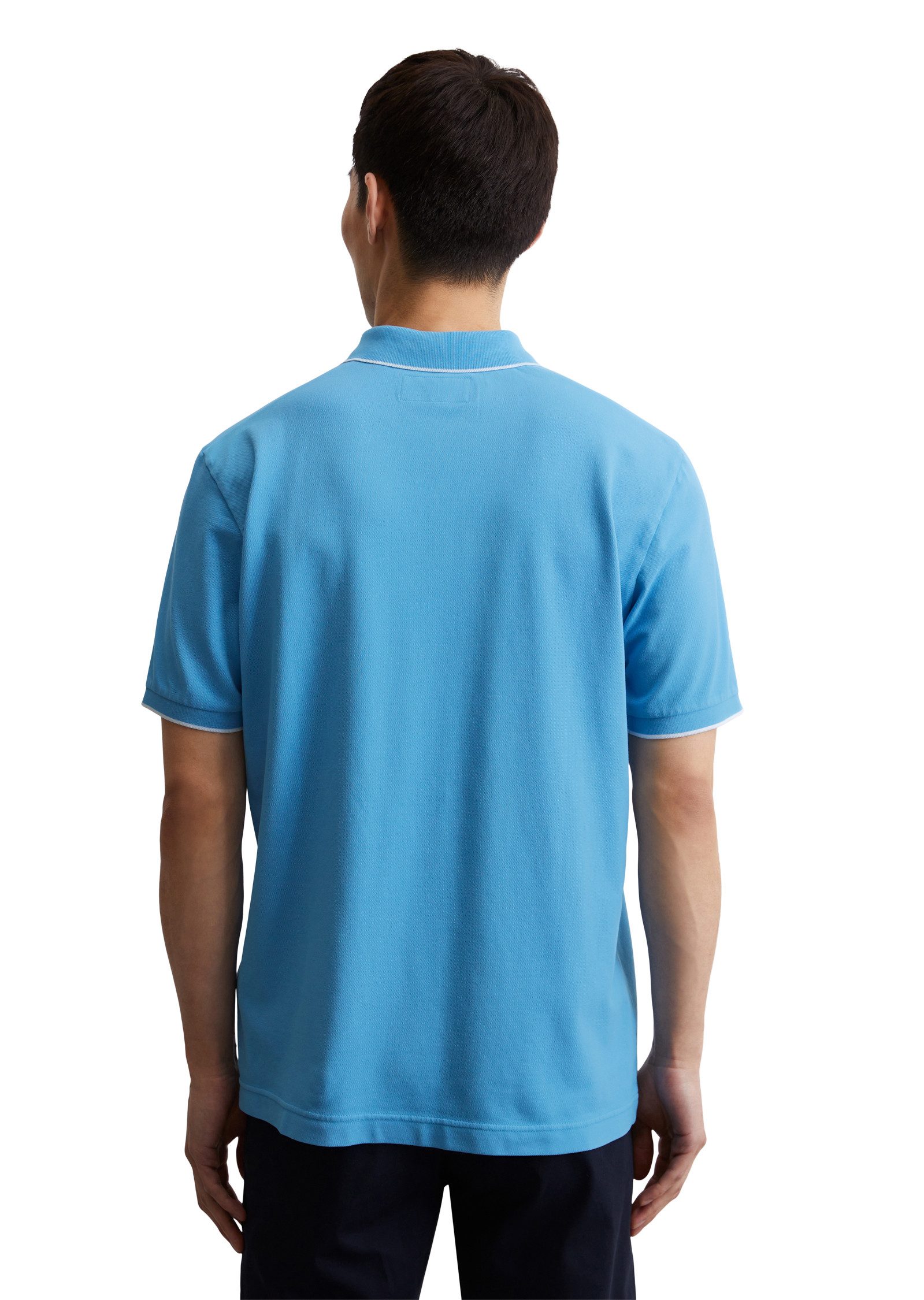 Marc O'Polo Poloshirt van piqué, regular fit, contrasterende details