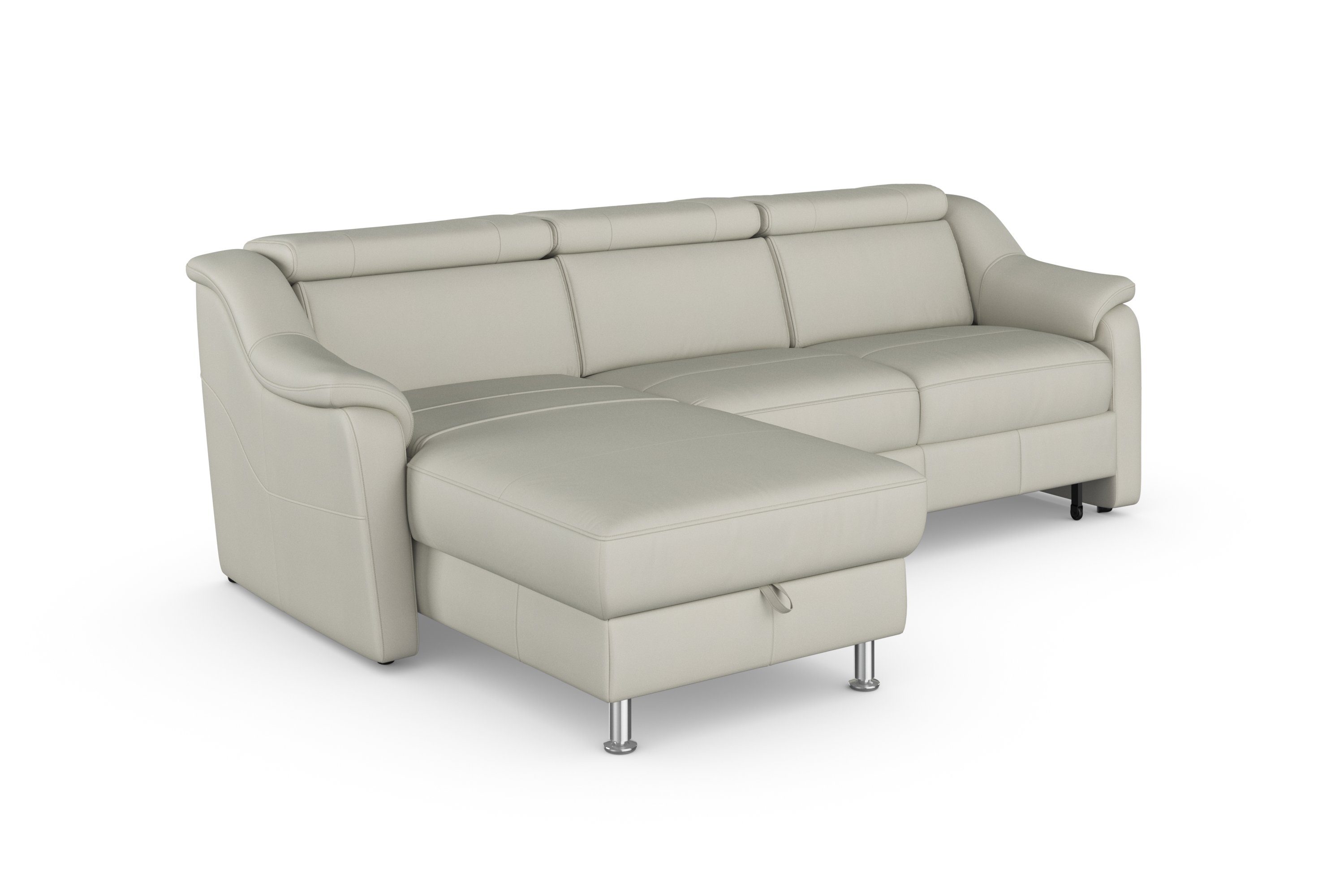 sit&more Hoekbank Freetown L-vorm met verstelbare hoofdsteun en comfortabele binnenvering