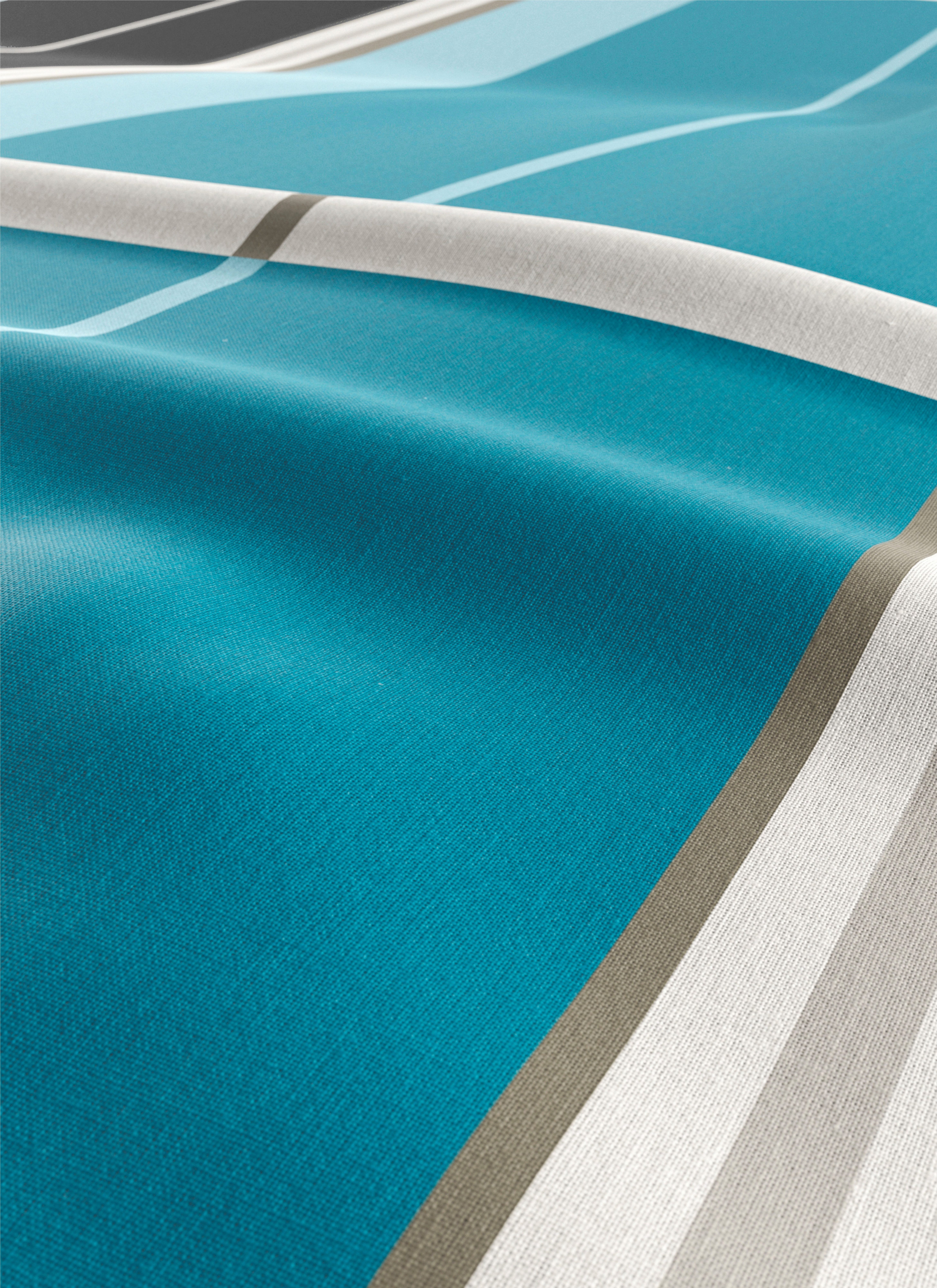 H.I.S Overtrekset Golfi in de maat 135x200 of 155x220 cm Dekbedovertrek van katoen, sportieve dekbedovertrek met strepen (2-delig)