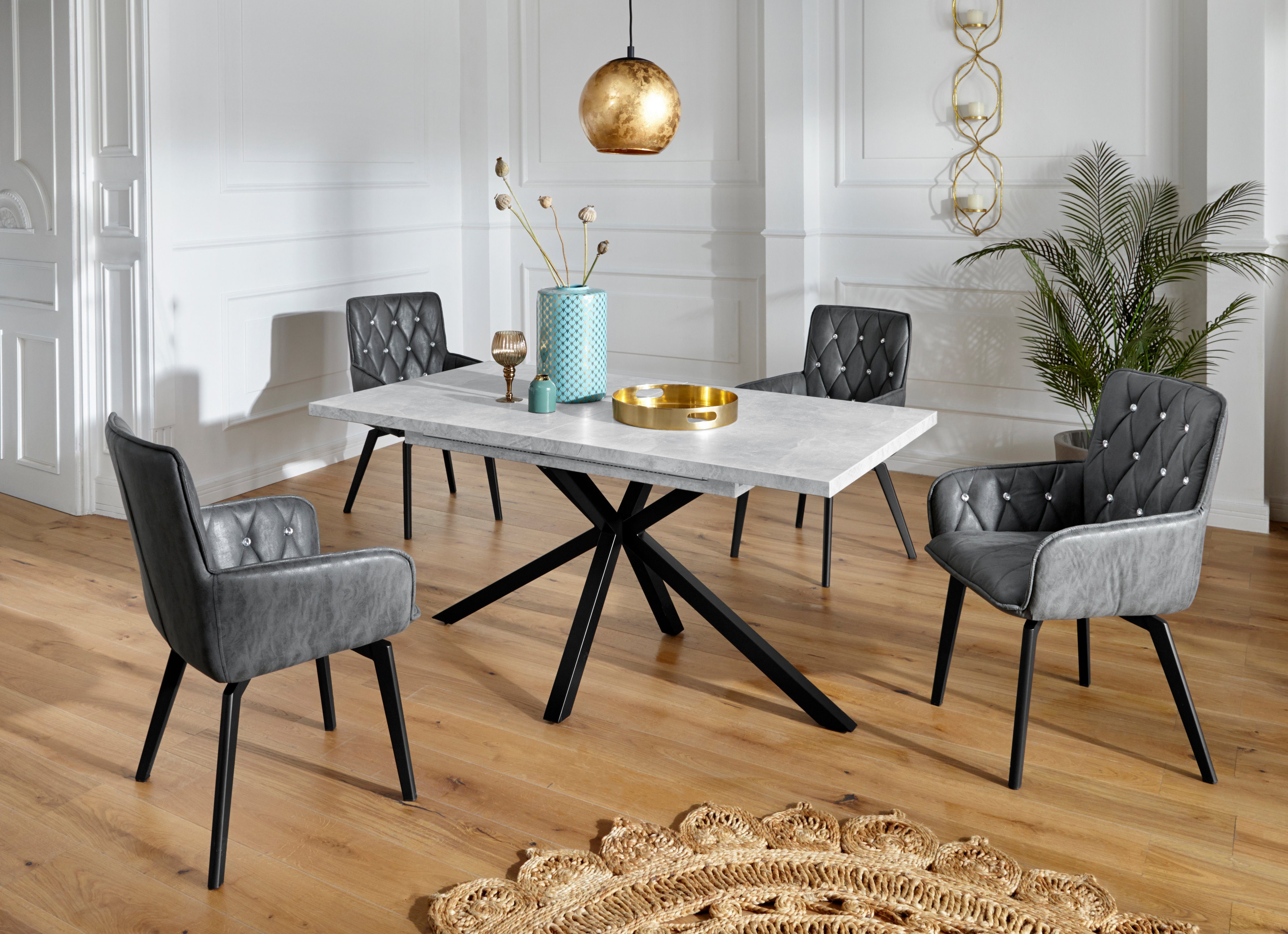 HELA Eettafel uittrekbaar 160-200 cm