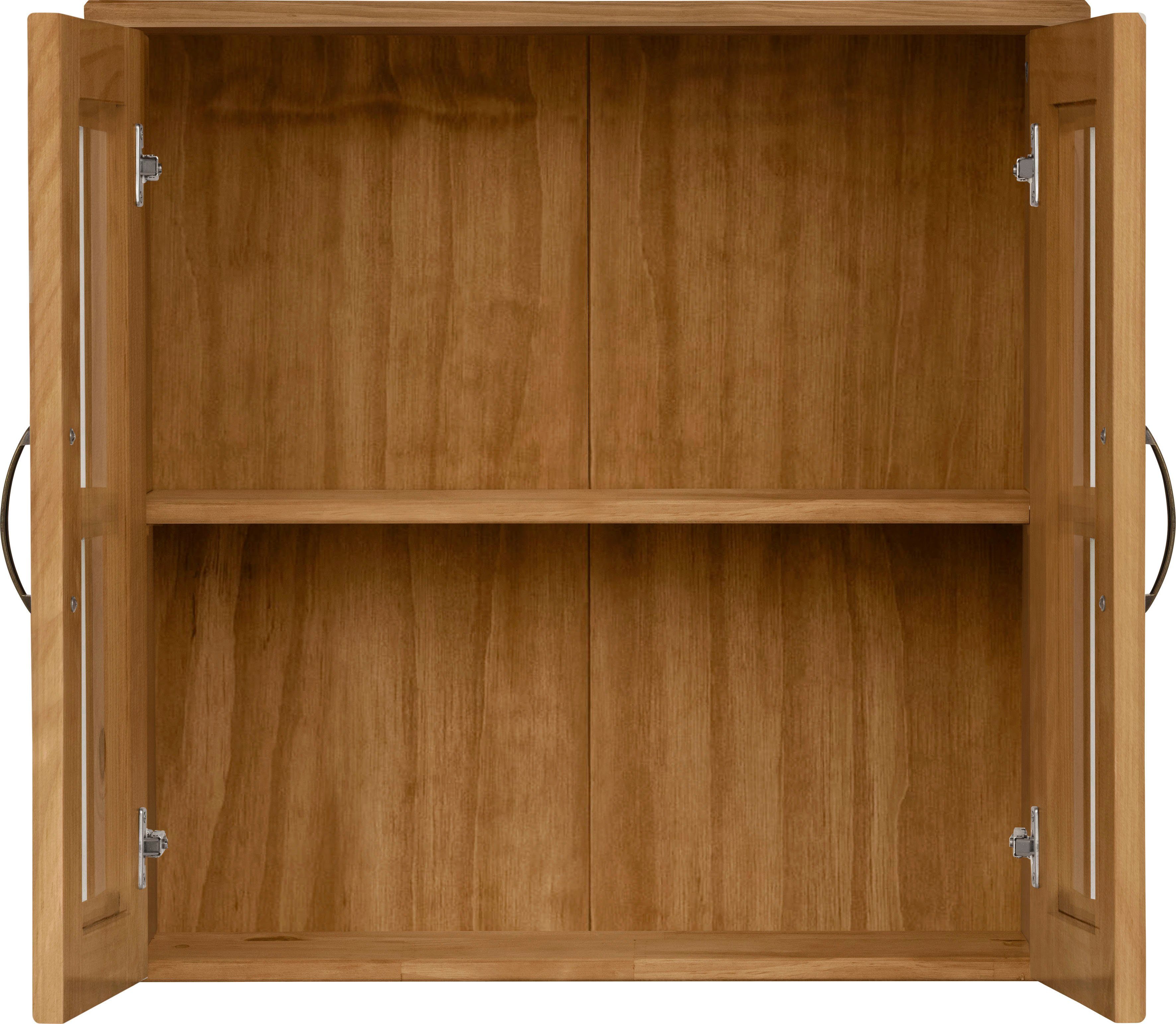 Home affaire Hangend kastje Rodby Massief, FSC®-gecertificeerd hout, grepen metaal, breedte 60 cm, hoogte 60 cm