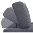 home affaire fauteuil steve premium met verstelbare hoofdsteun grijs