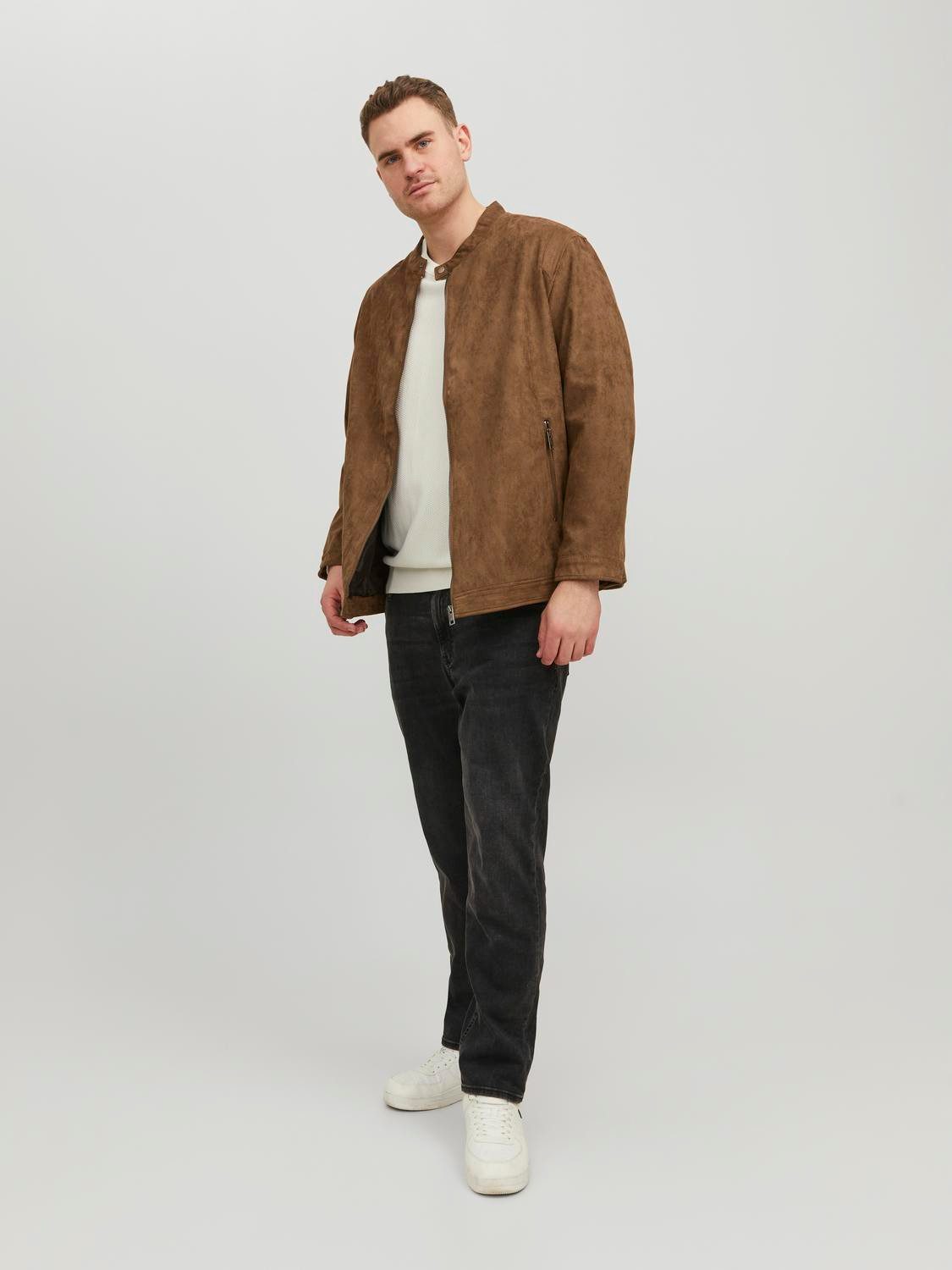 Jack & Jones PlusSize Bikerjack JJEROCKY CLEAN JACKET NOOS PLS