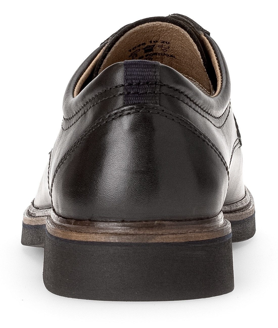 Pius Gabor Veterschoenen , blokhak, business schoen, lage schoen met siersteken, g-breedte