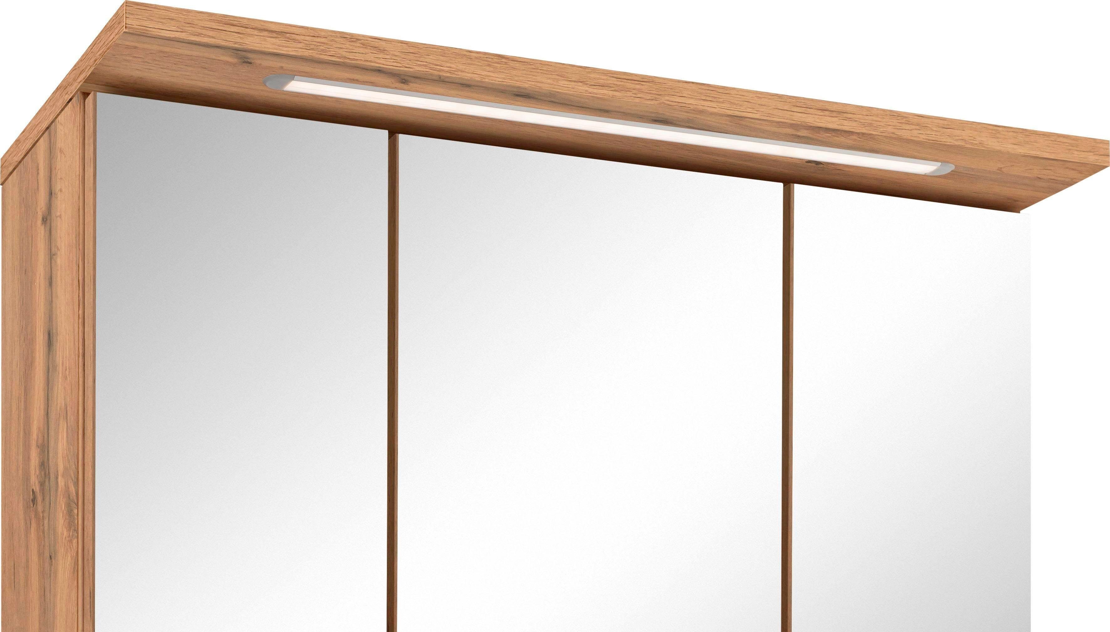 welltime Badkamerserie Lucca Breedte 100,5 cm, met directe verlichting (2-delig)