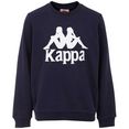 kappa sweater sertum kids in behaaglijk zachte sweatkwaliteit blauw