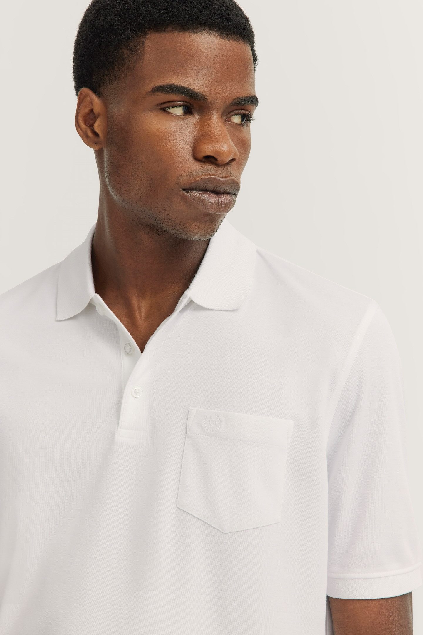 Bugatti Poloshirt met borstzak