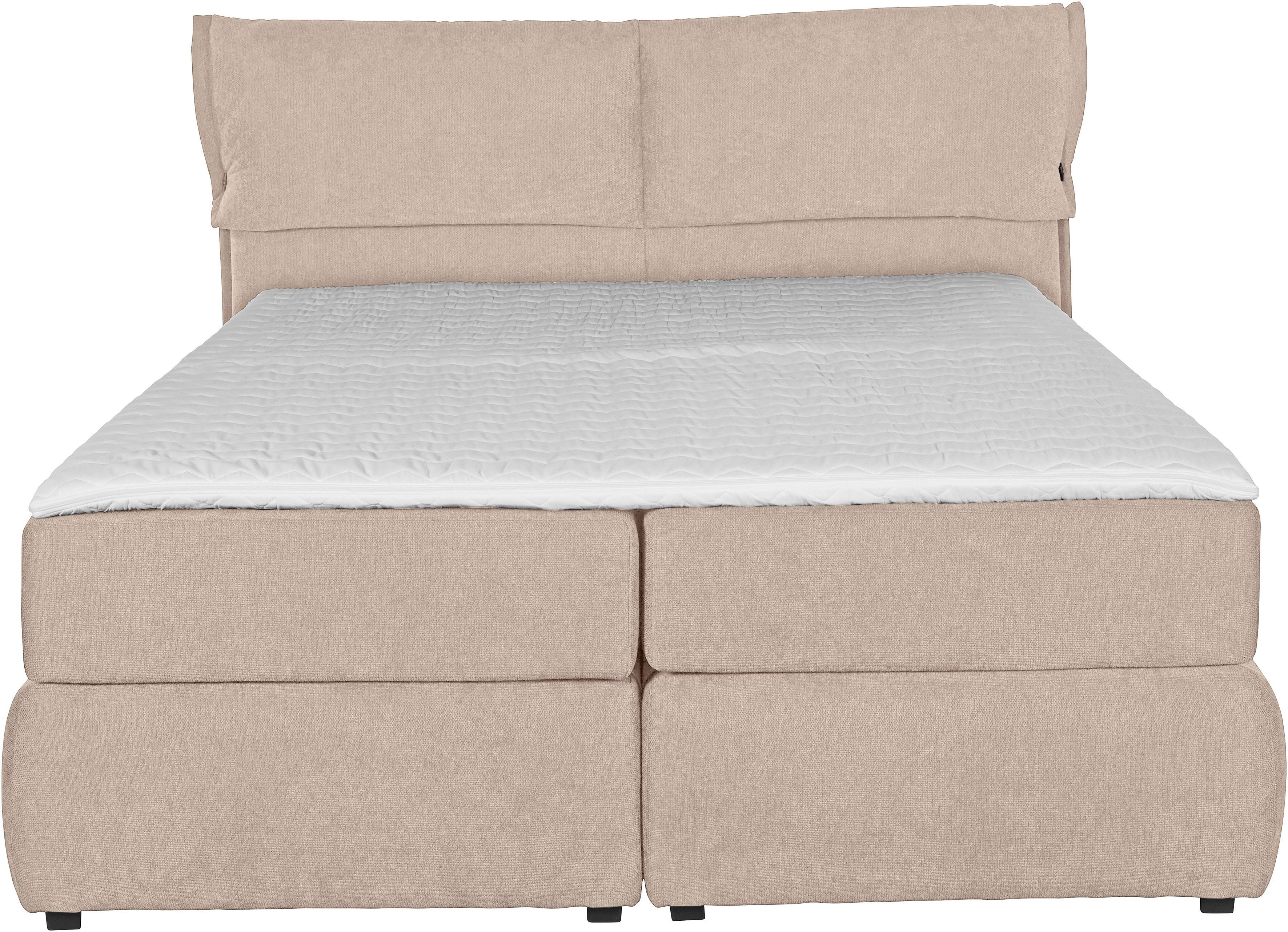 andas Boxspring Jenson in 4 kleuren, 4 breedten, 3 matrassoorten in 2 hardheden, topmatras