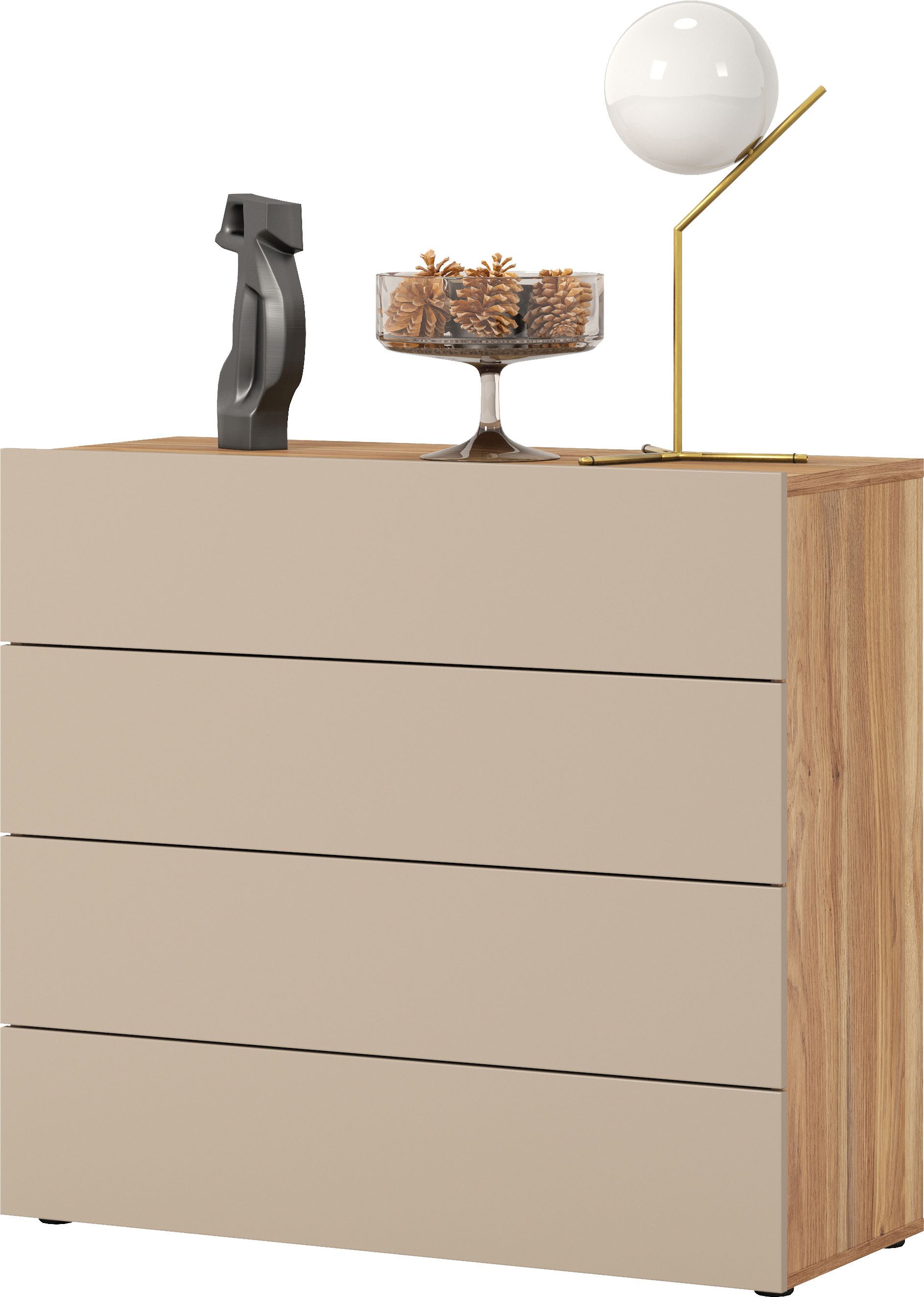 INOSIGN Dressoir Wharton,Breedte 100cm, Ladekast Dressoir met 4 lades, veel opbergruimte