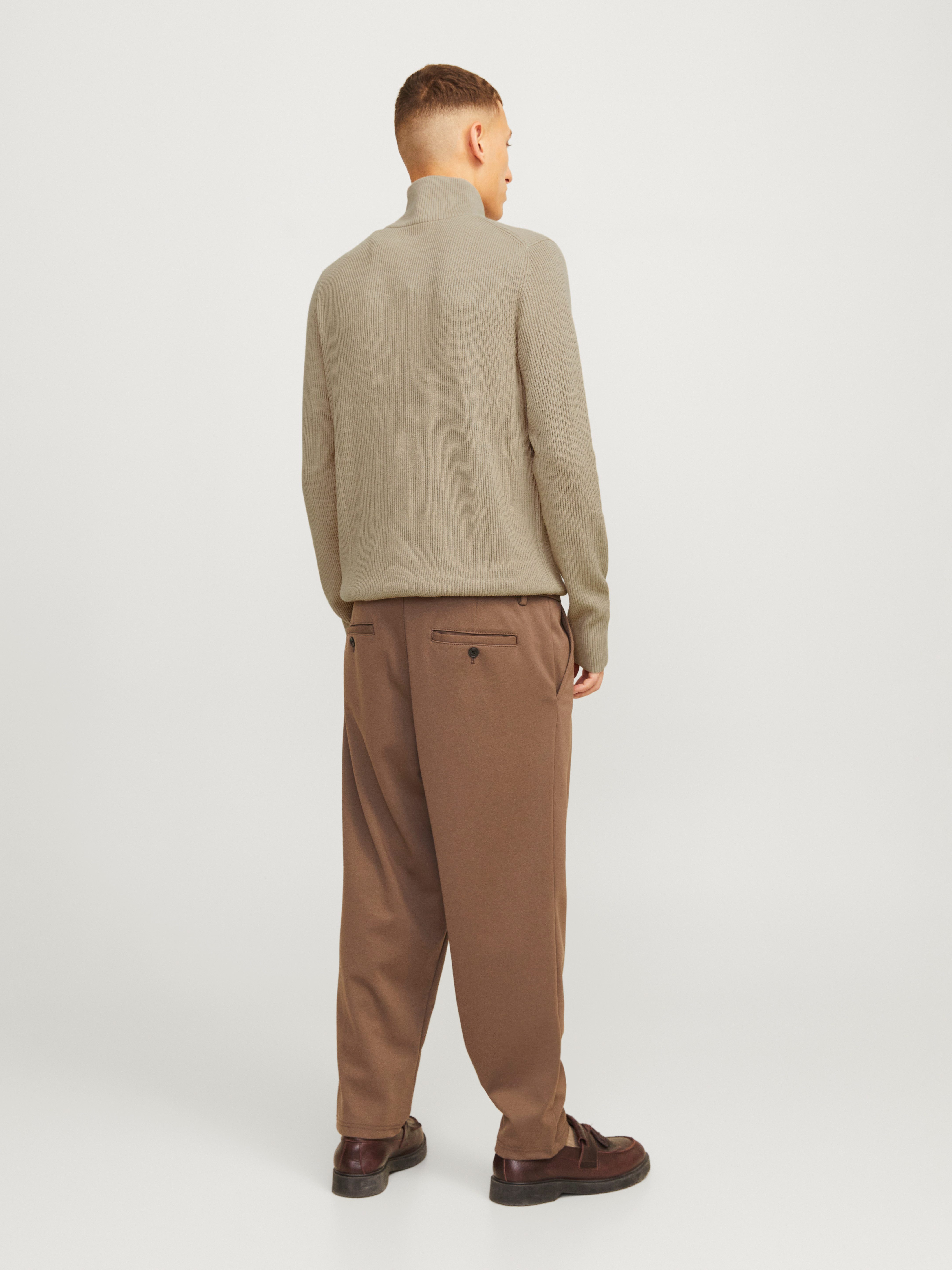 Jack & Jones Schipperstrui JJEPERFECT KNIT HALF ZIP SN