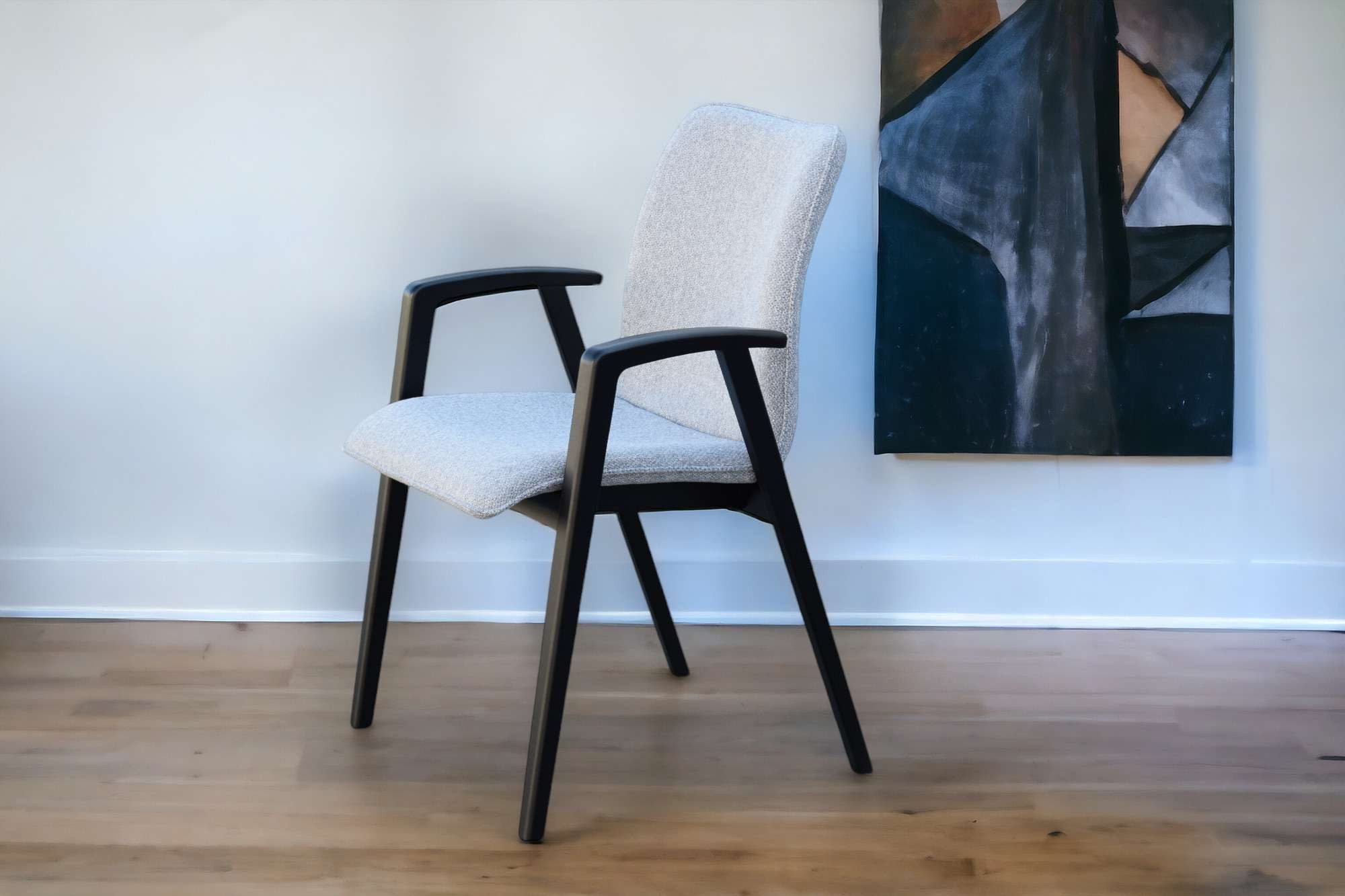 Home affaire Stoel met armleuningen Loreen eetkamerstoel, gestoffeerde stoel, woonstoel, eetstoel met armleuningen (set, 2 stuks)