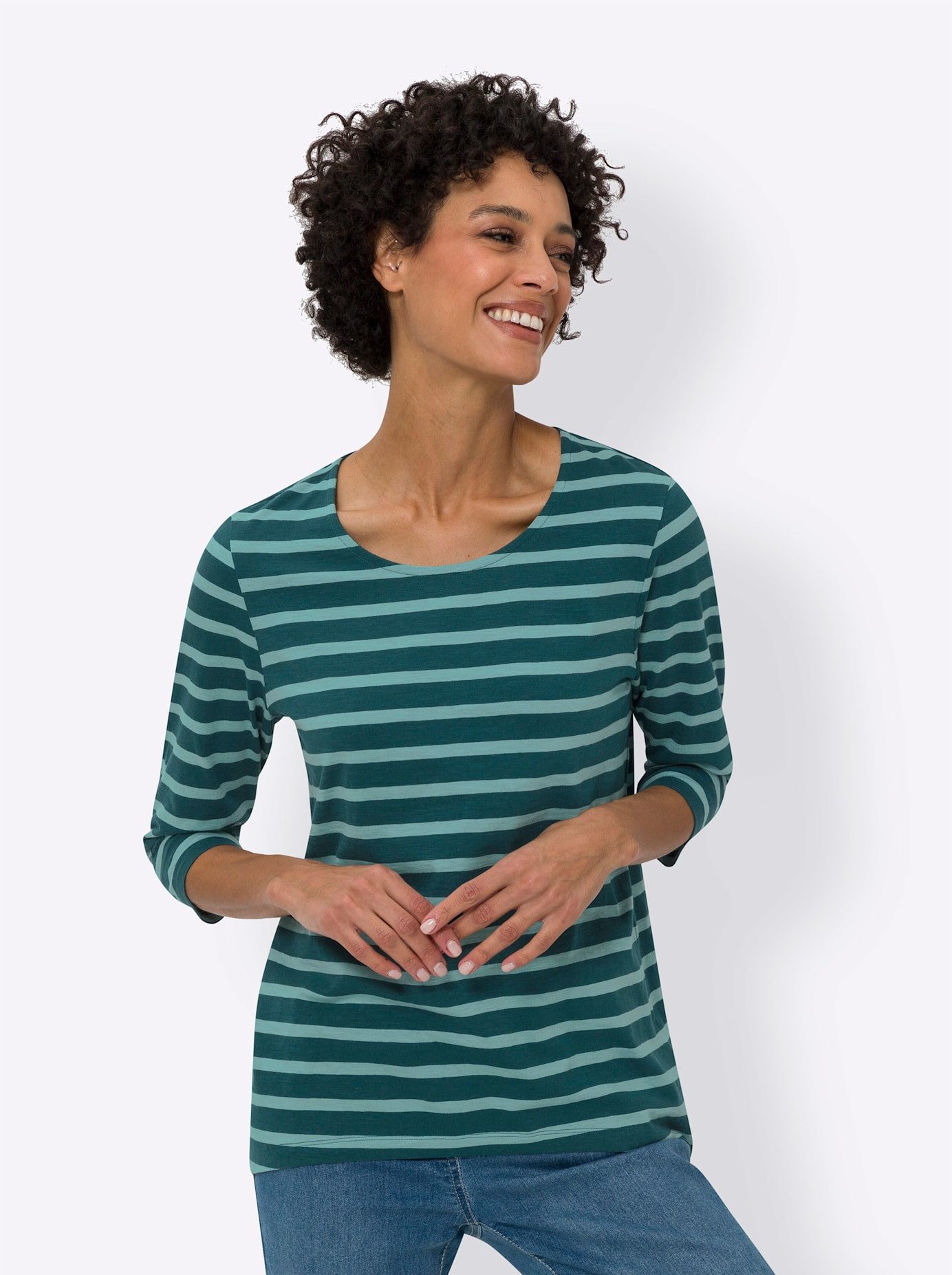 Classic Basics Shirt met 3/4 mouwen Shirt met 3/4-mouwen (1-delig)