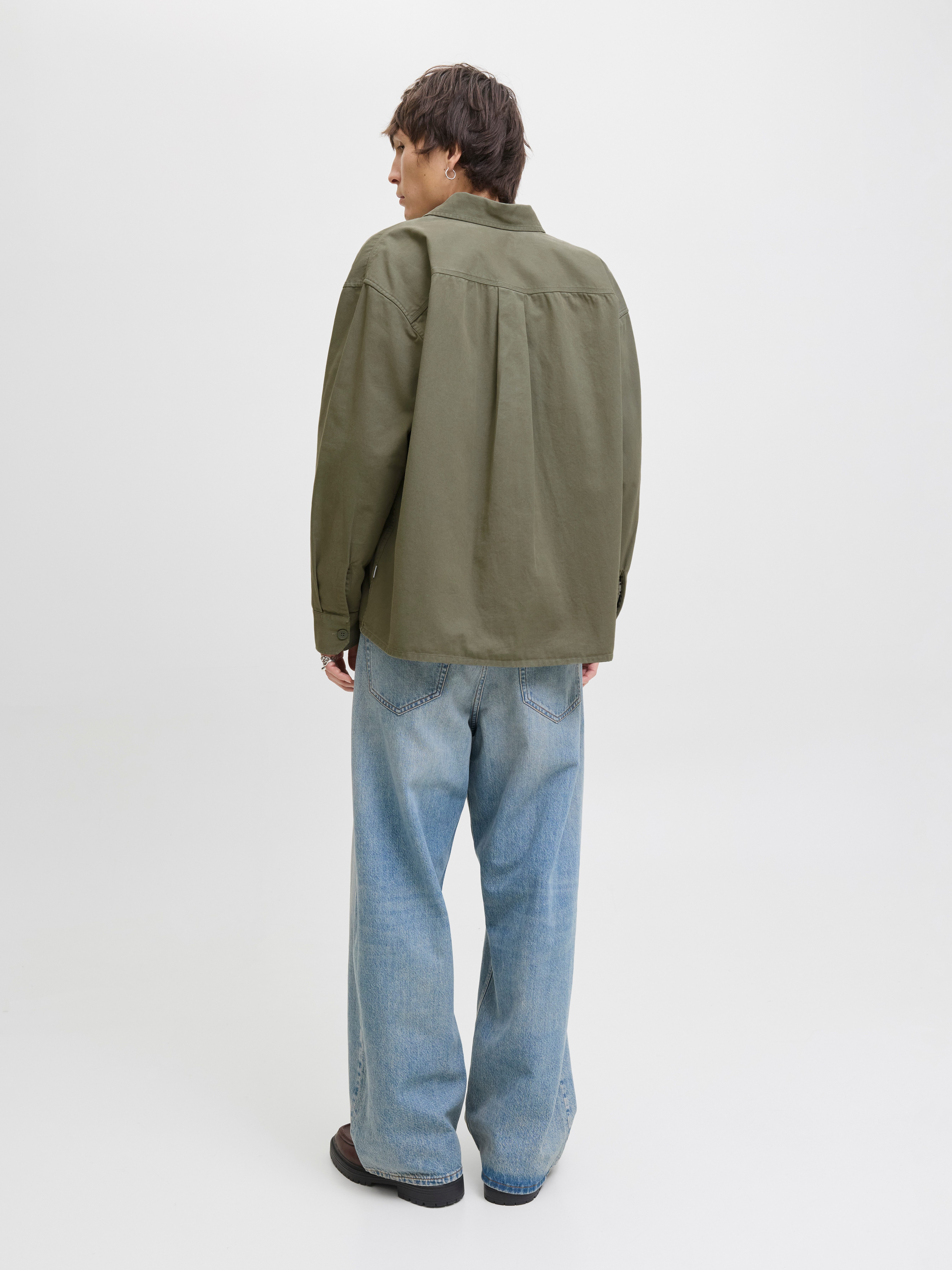 Jack & Jones Overhemd met lange mouwen JJEDOVER OVERSHIRT LS SN