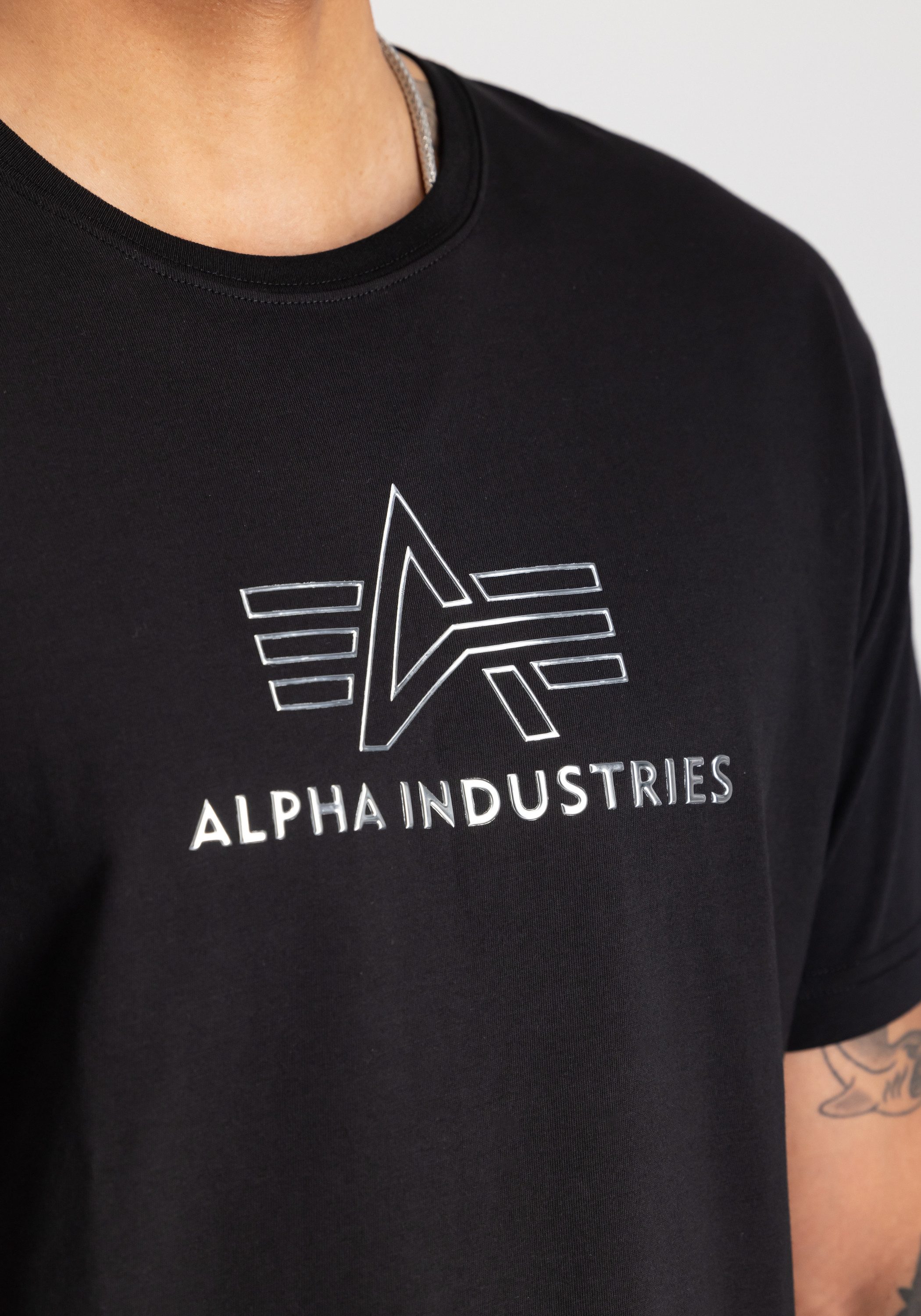 Alpha Industries T-shirt Basic Mid Logo TPU T-Shirt