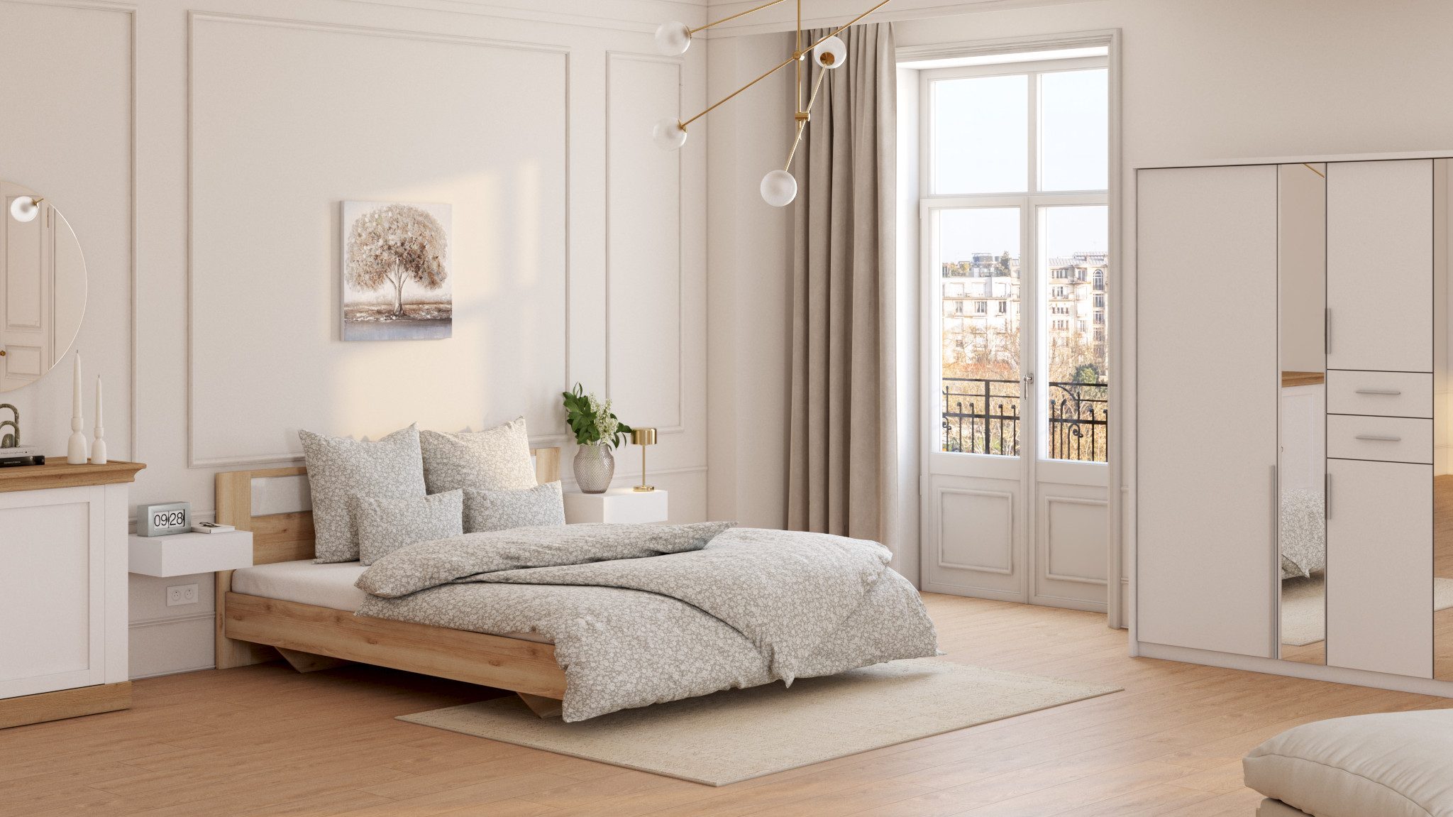 Home affaire Artprint op linnen Boom