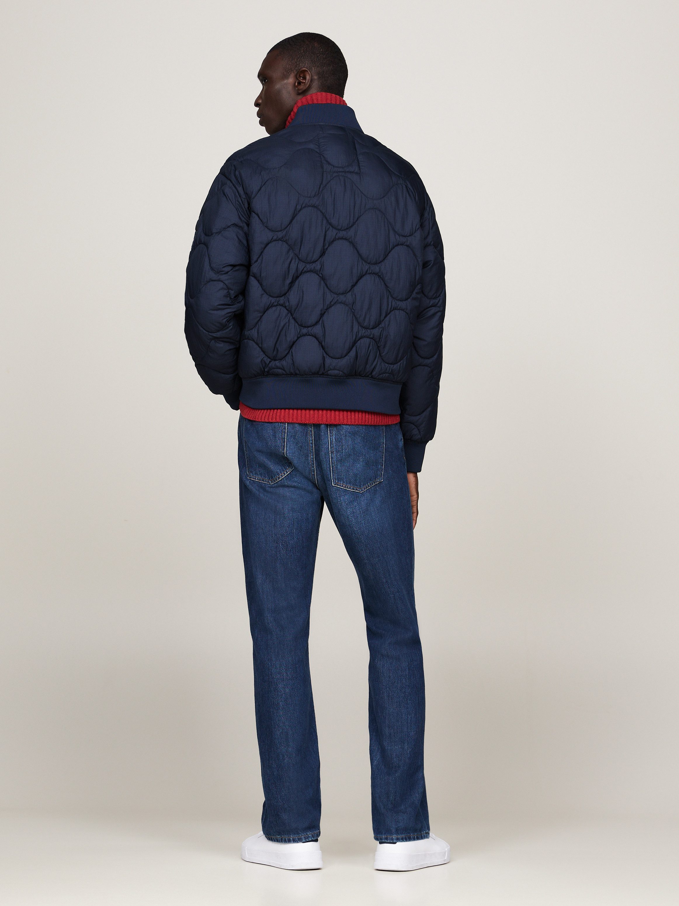 Tommy Hilfiger Gewatteerde jas ONION QUILTED BOMBER met staande kraag, modieuze quilting