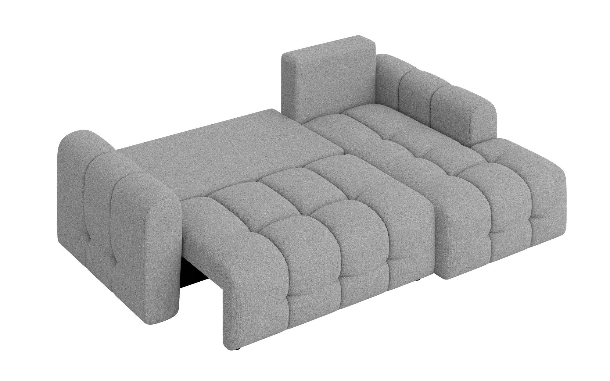 INOSIGN Hoekbank Manilla, optioneel met bedfunctie, B/D/H 265/170/91 cm L-vorm met recamiere rechts/links bestelbaar, golfondersteuning