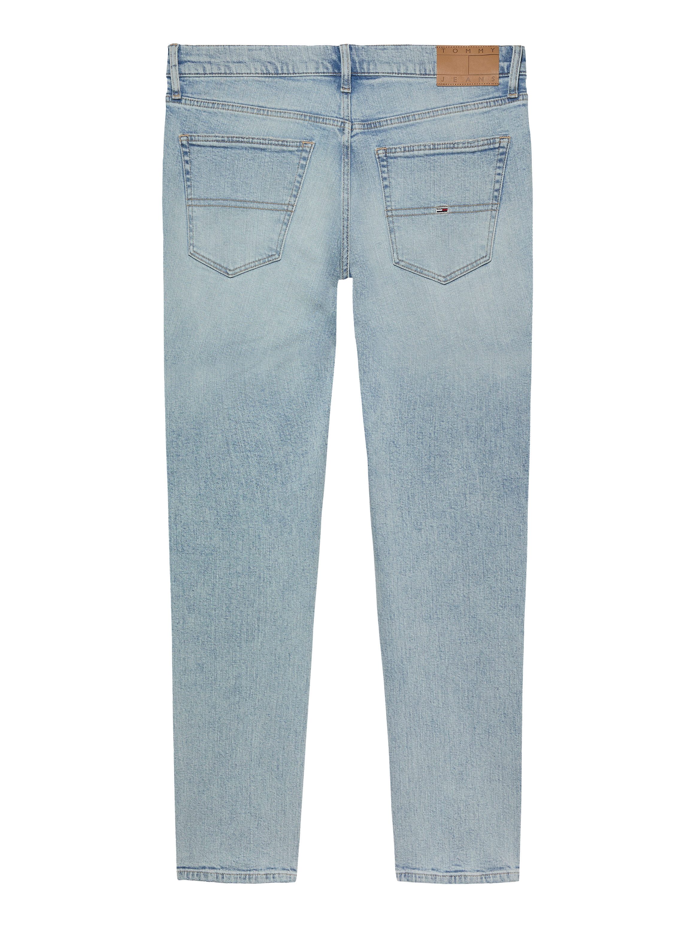 TOMMY JEANS Slim fit jeans AUSTIN SLIM TAPERED naar de enkel toe smaller wordende jeans met gemiddelde taillehoogte