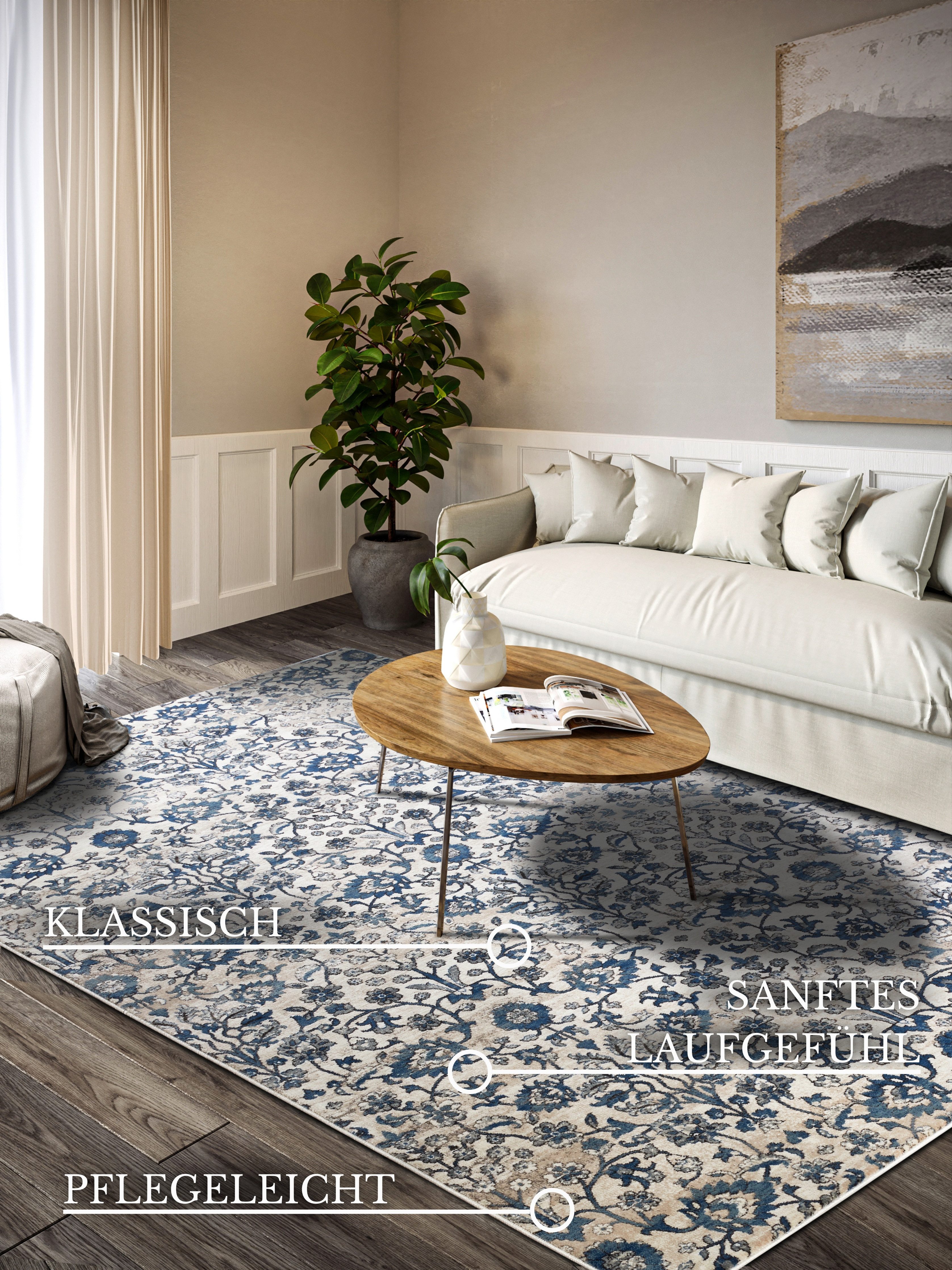 Villeroy & Boch Vloerkleed Ernest Loper, oosters, woonkamer, slaapkamer, klassiek, kortpolig