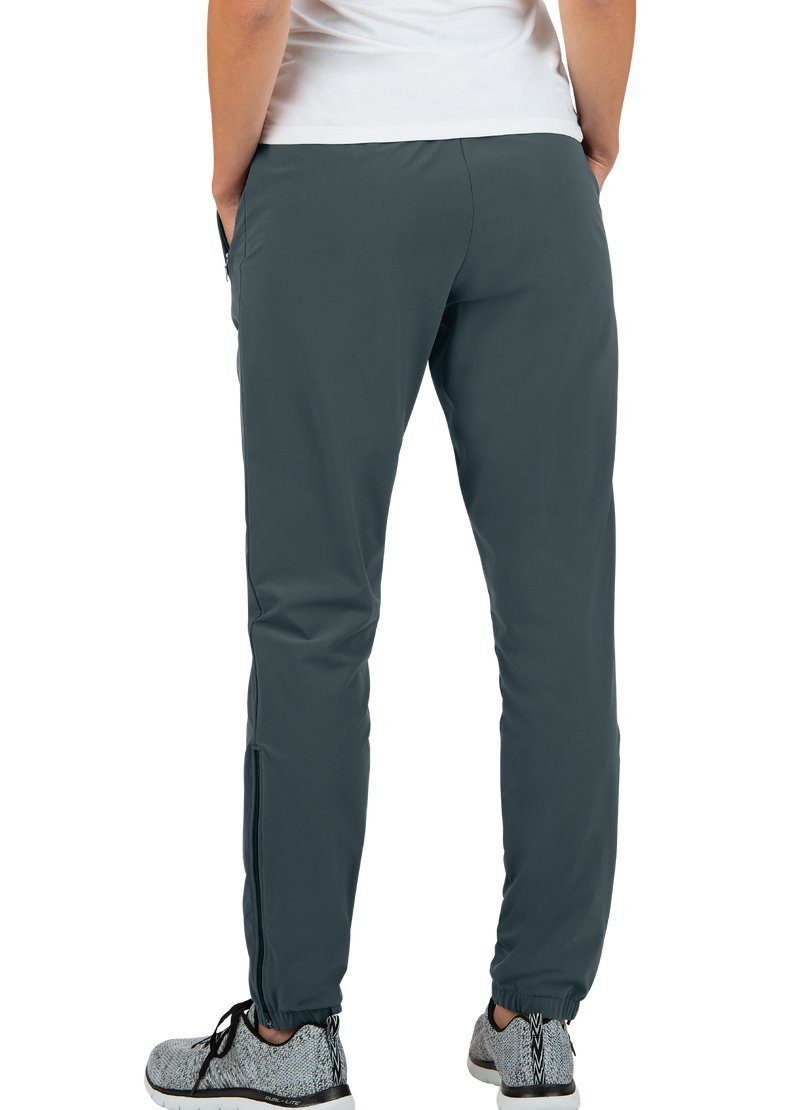 Trigema Jerseybroek TRIGEMA vrijetijdsbroek met ritssluiting in de pijpen (1-delig)