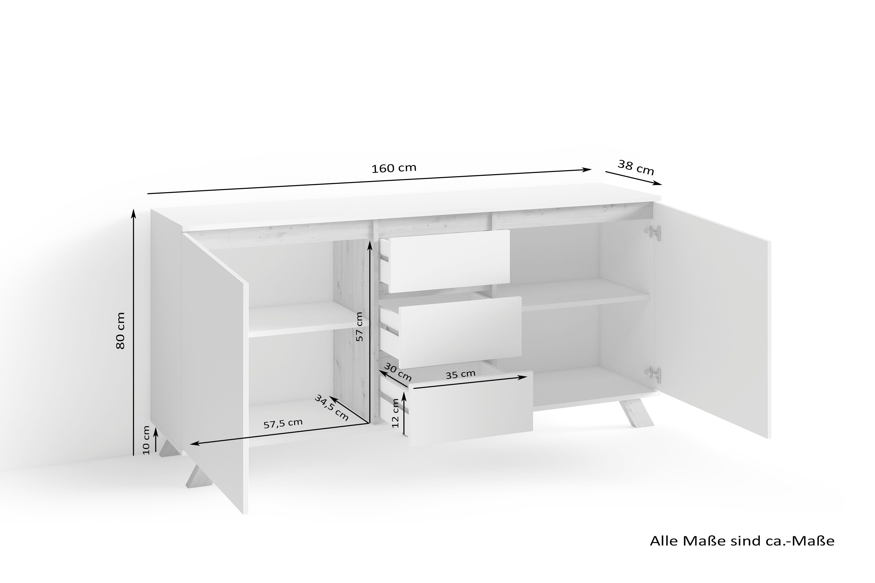 INOSIGN Dressoir VALENTIN