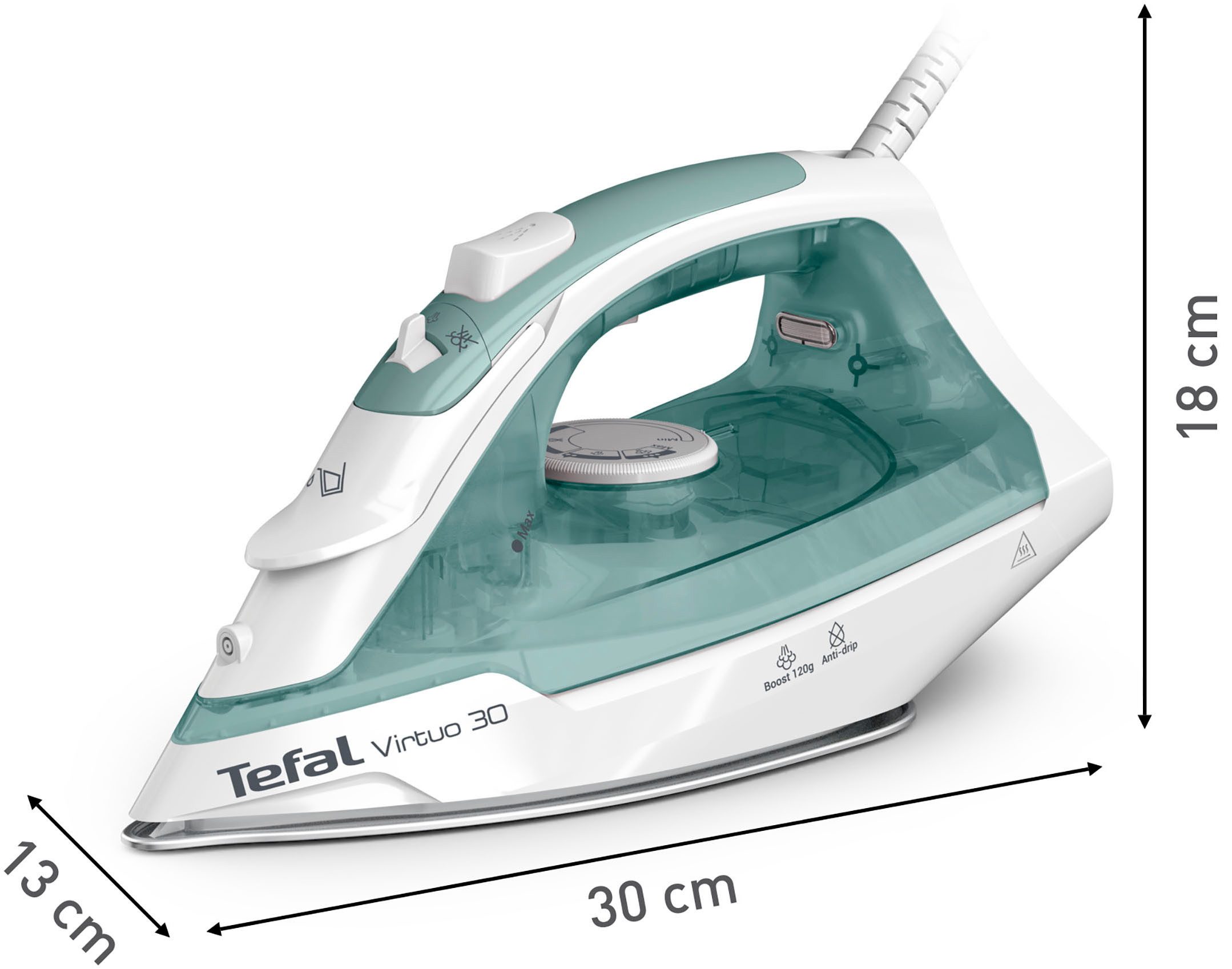 Tefal Stoomstrijkijzer FV2C42 Virtuo 30