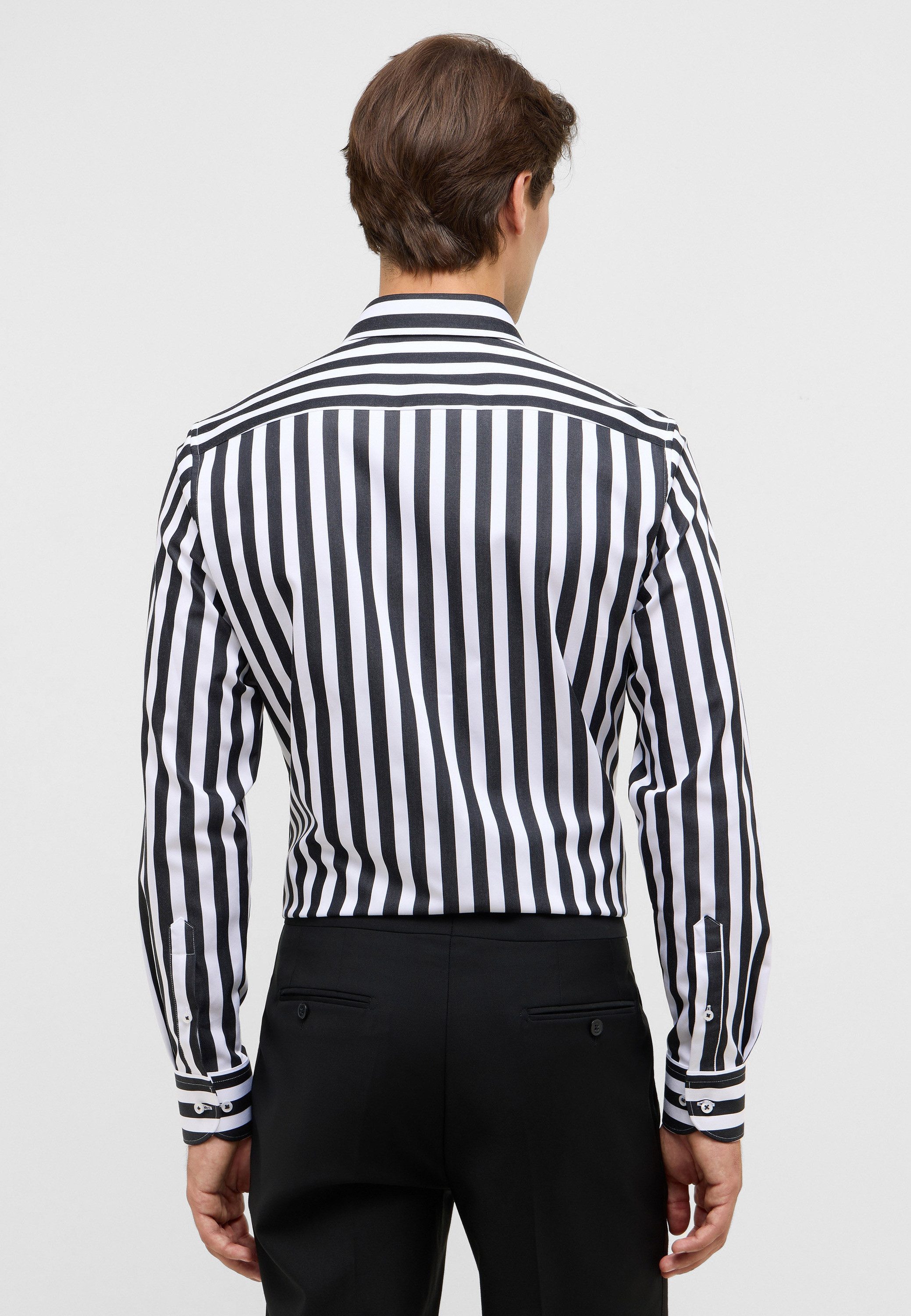 Eterna Overhemd met lange mouwen Slim fit NON IRON (strijkvrij)