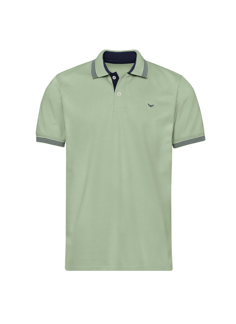 Trigema Poloshirt TRIGEMA poloshirt met contrasterende accenten (1-delig)