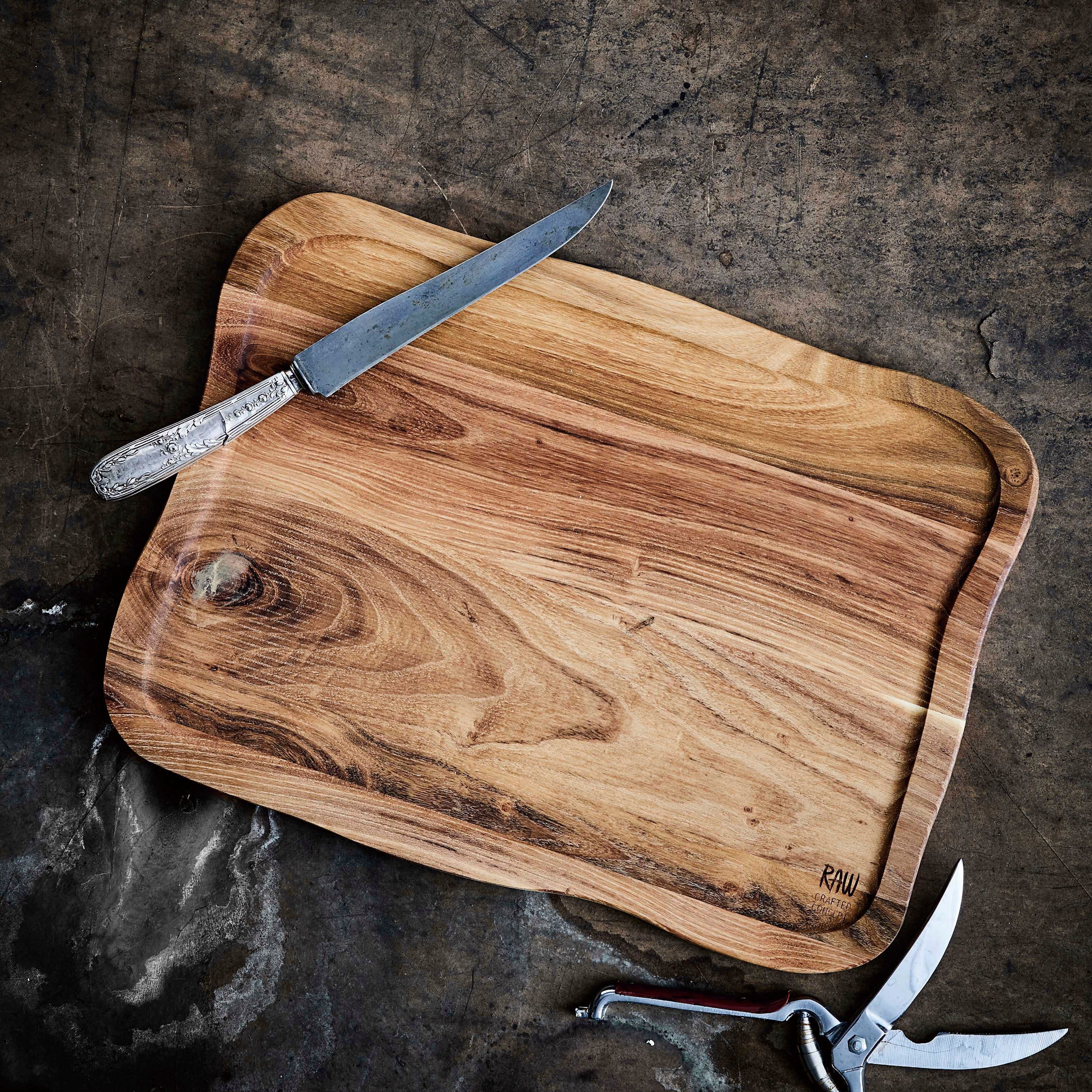 aida RAW Snijplank RAW Teak Organische vorm